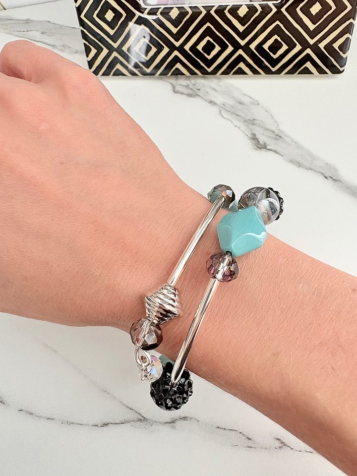 MFD-00072 | Handmade 8.25" Coil Bracelet | Coastal Charm Jewelry | by Monique Faella Designs™ product image (2)