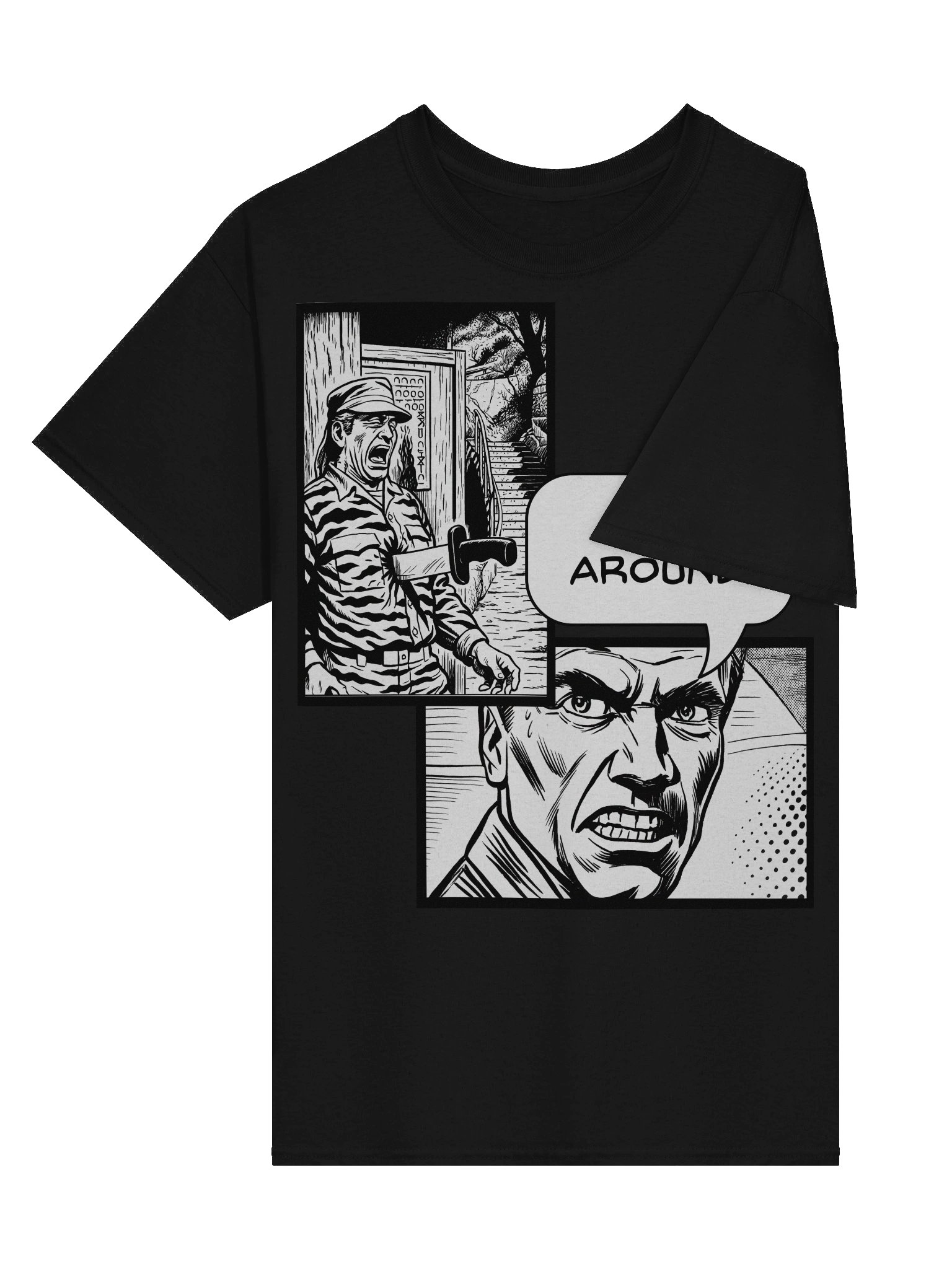Predator inspired Stick Around Scene Tee product image (3)