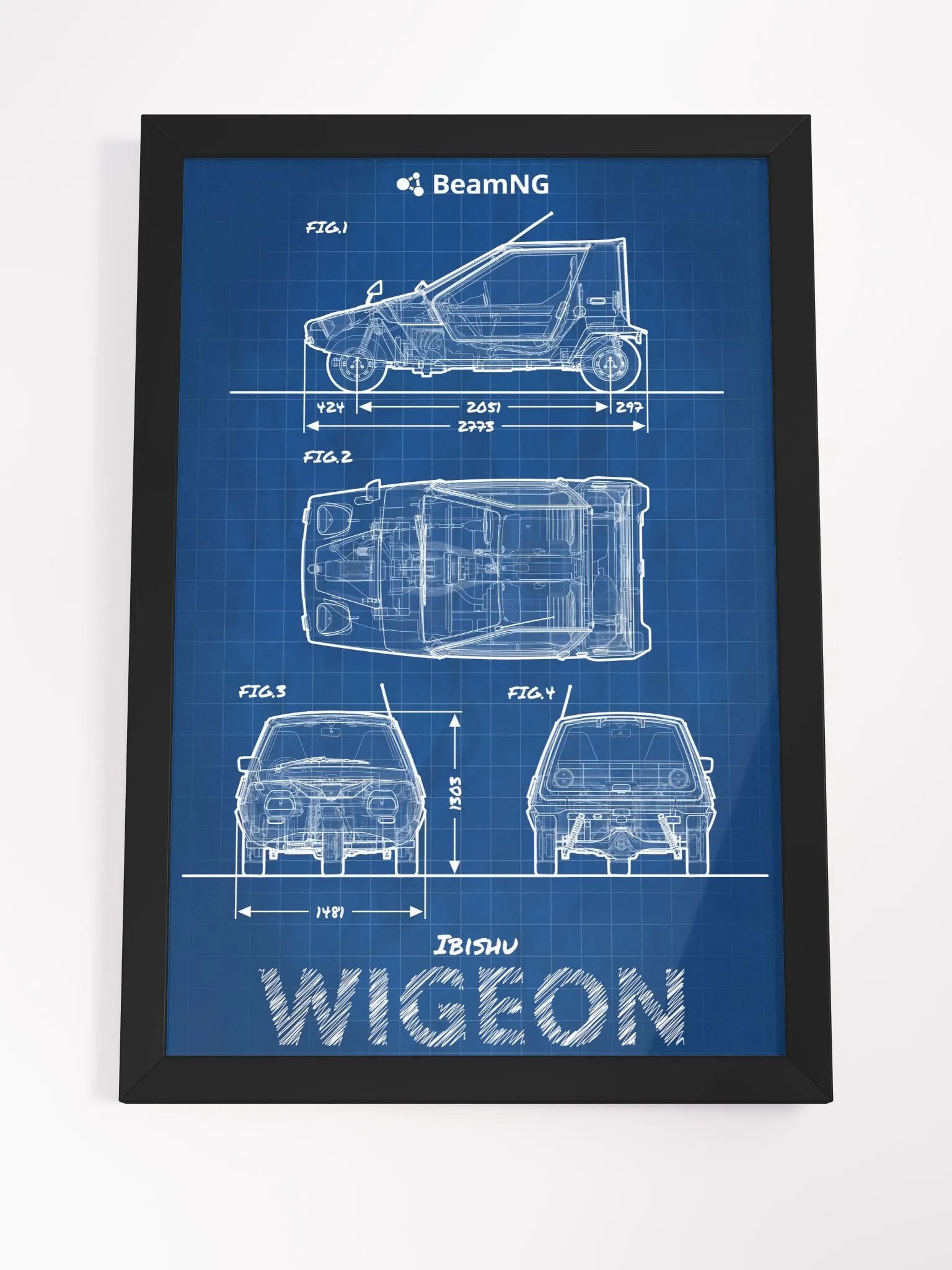 Framed Poster: Ibishu Wigeon Blueprint product image (4)