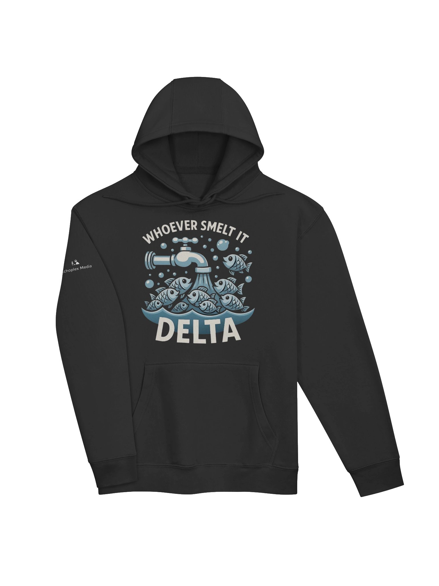 Whoever Smelt It Delta Hoodie - Black Only product image (3)