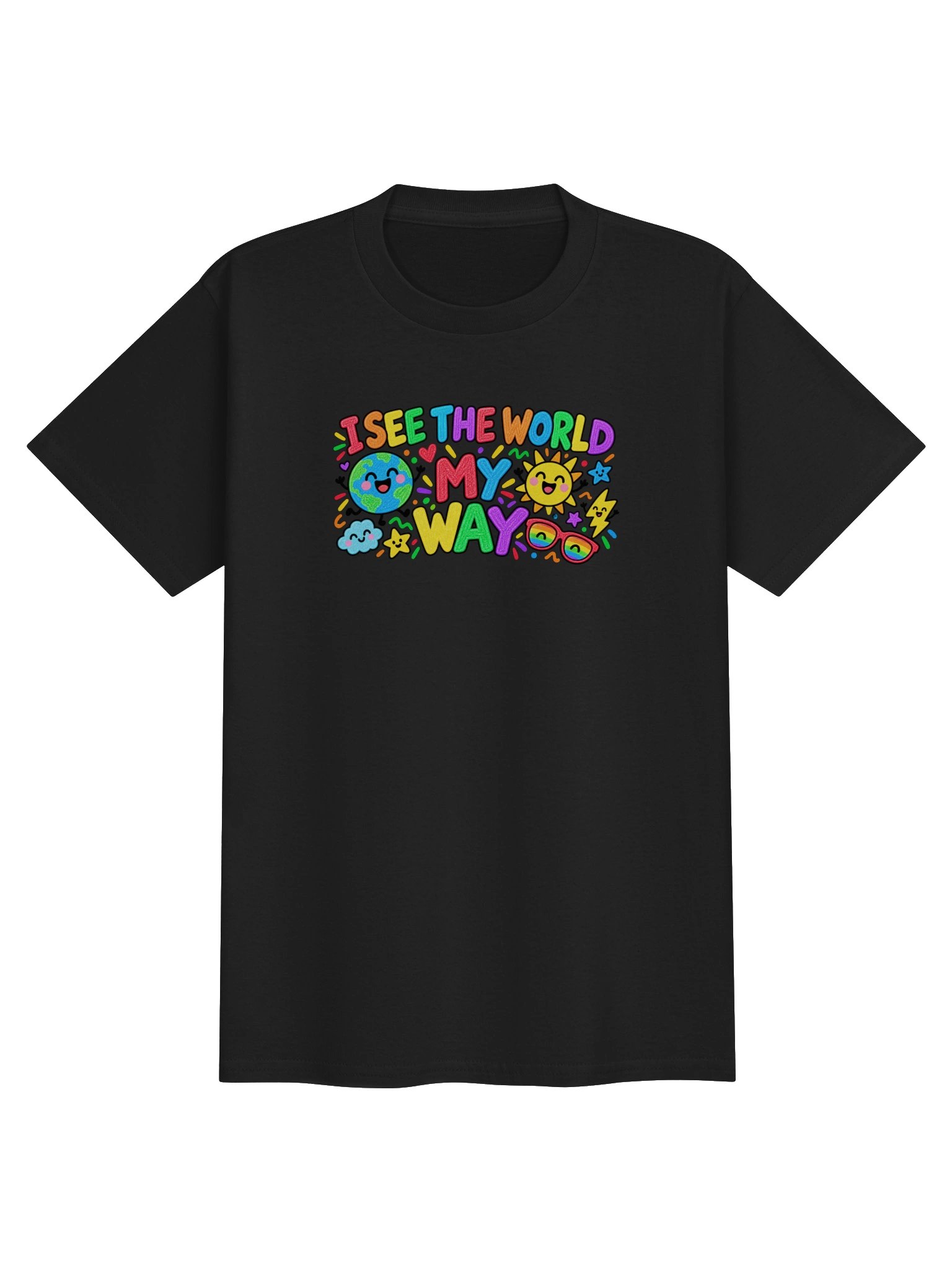 "I see the world my way" Kids Tshirt product image (1)