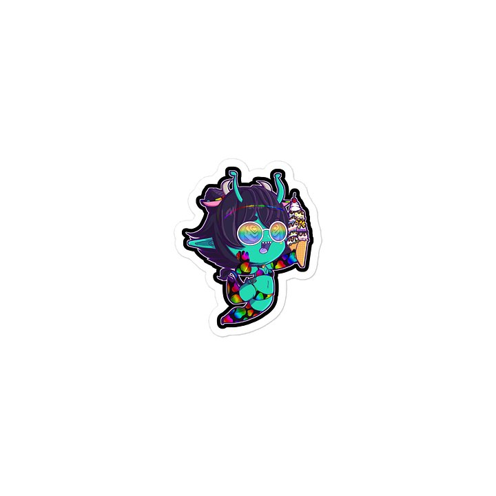 I Scream Chibi Die-Cut Sticker Pride Edition product image (2)