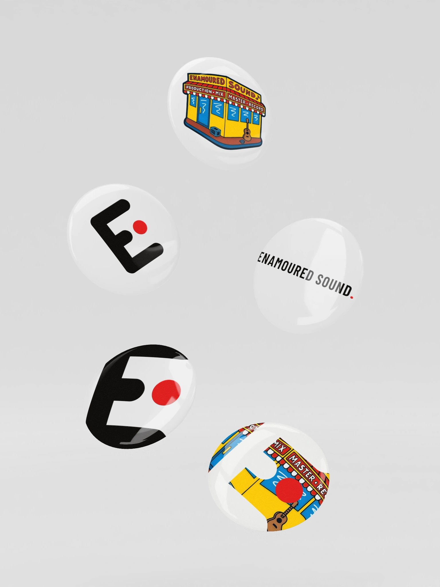 Enamoured Sound Pin Buttons Set product image (3)