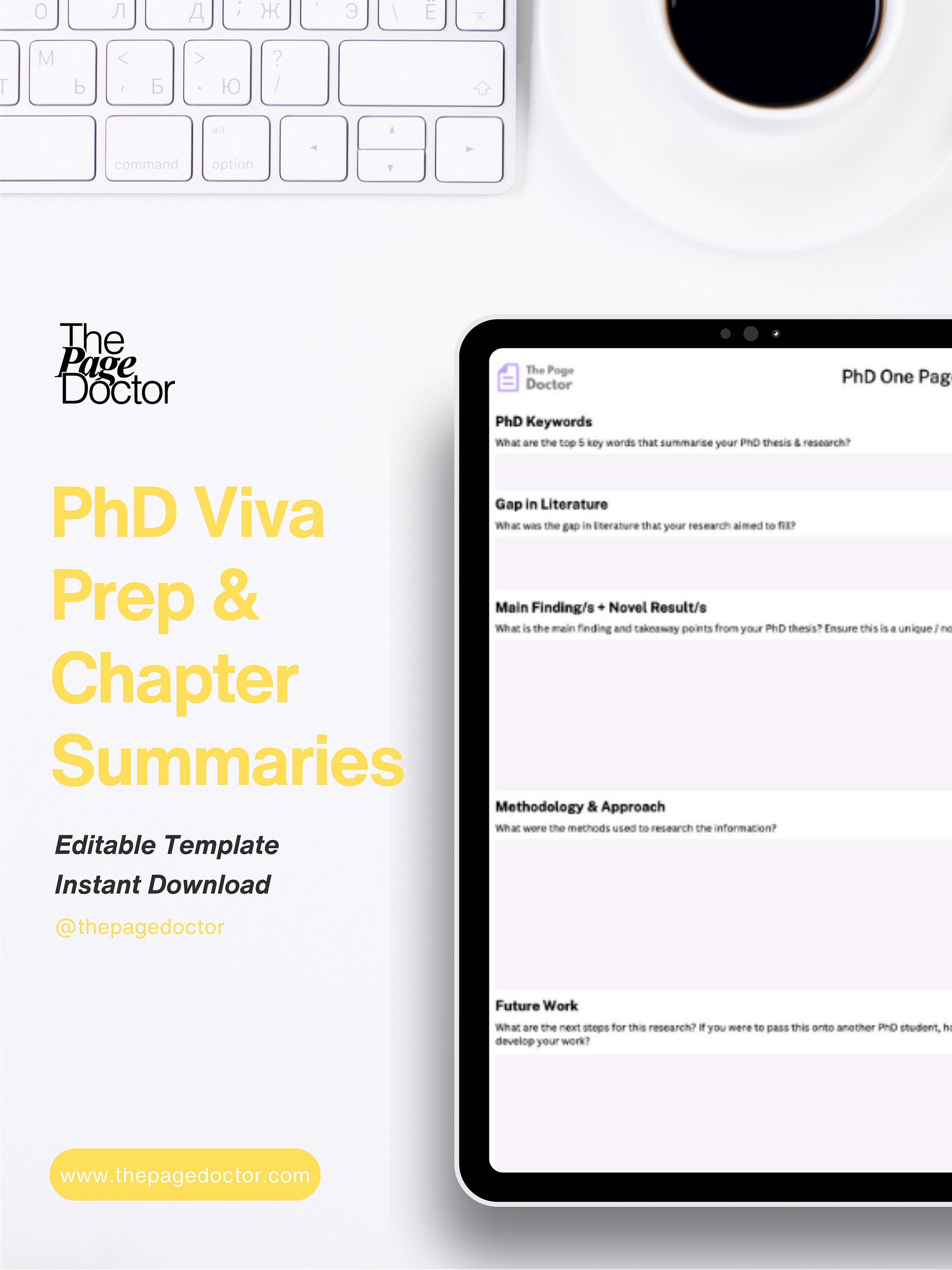 PhD VIVA Chapter Summary Preparation product image (1)