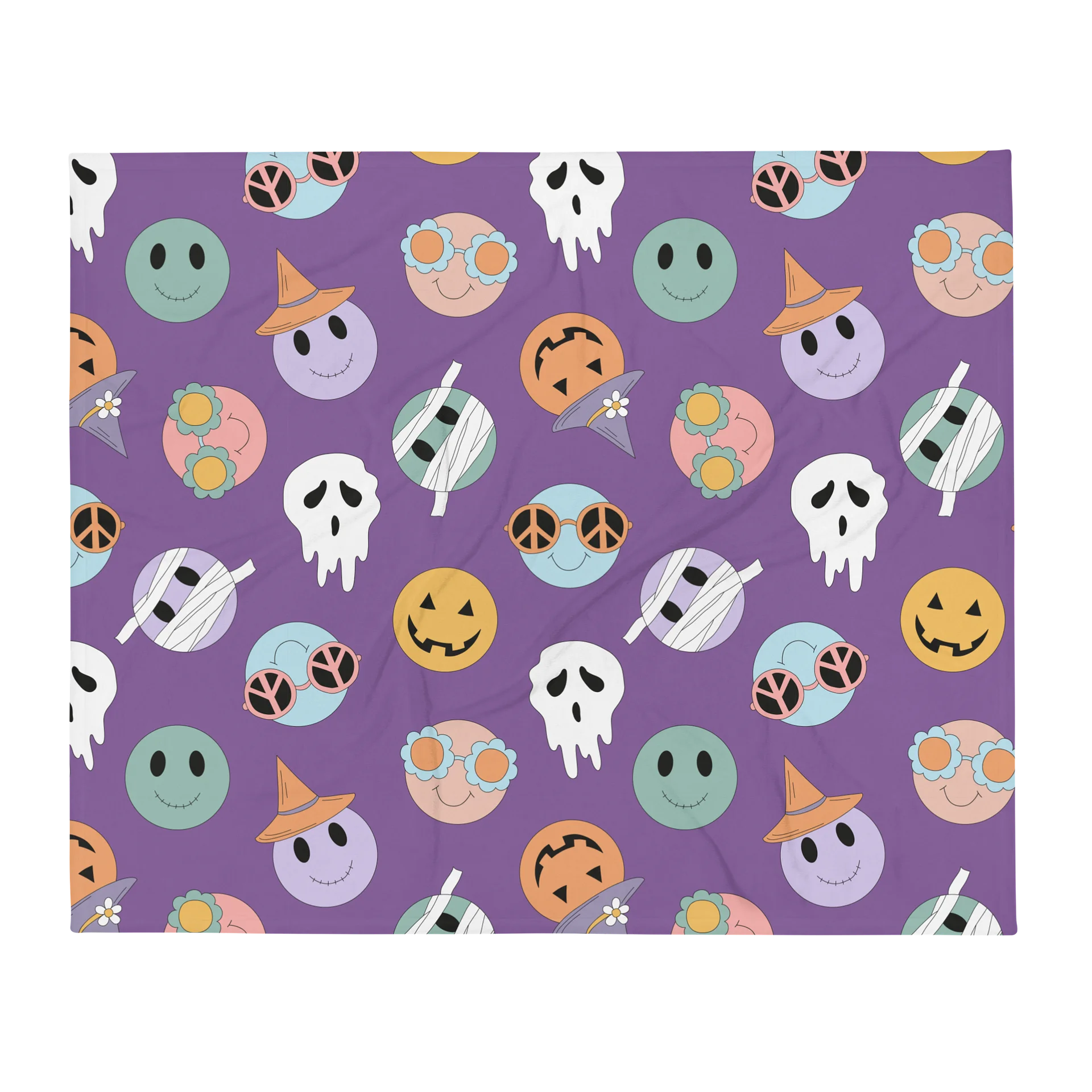 Halloween Smilies Blanket product image (1)