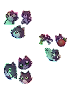 Salem Cat 3-Pack Sticker Bundle 02