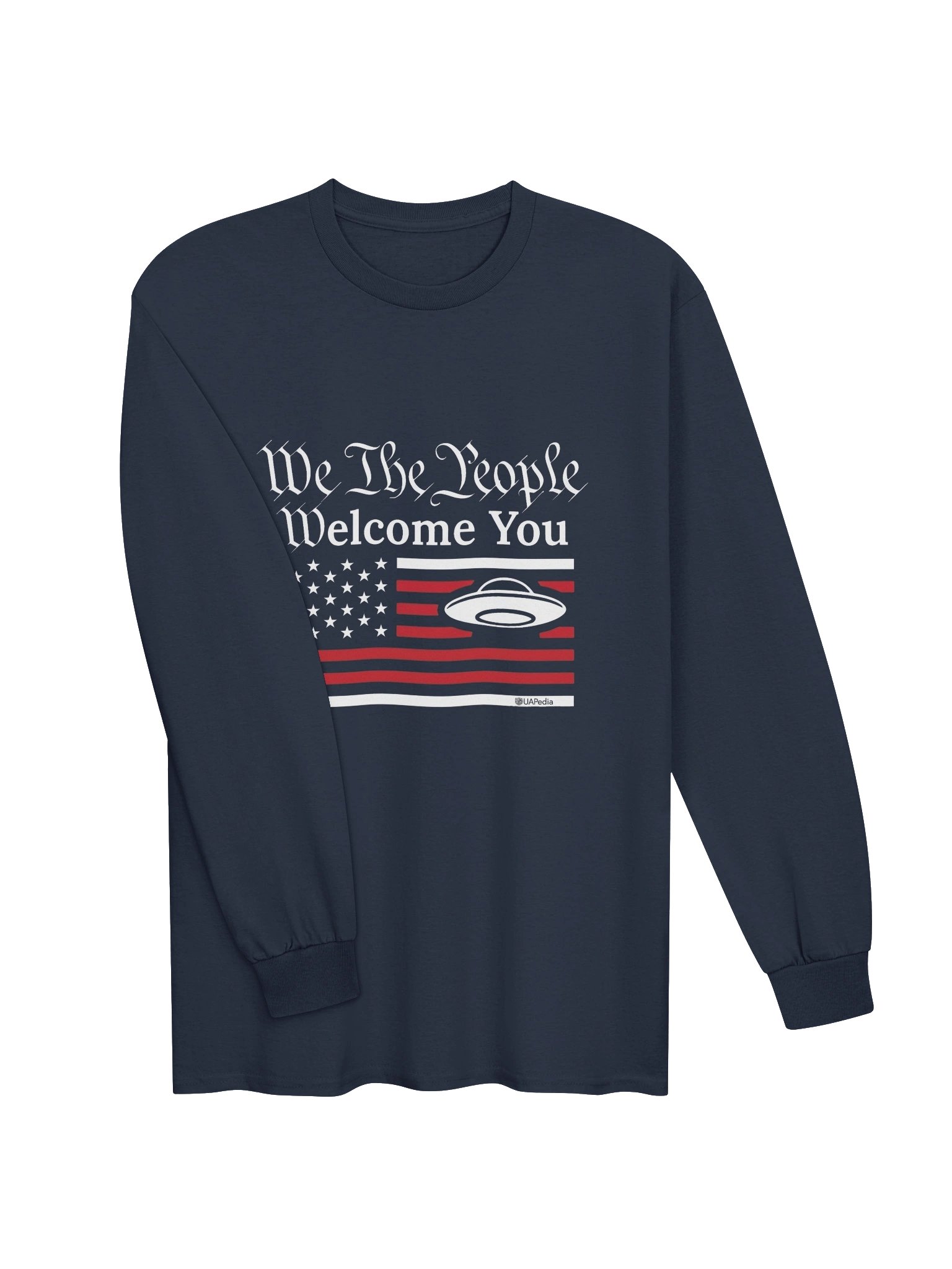 We The People Welcome You - Gildan Cotton Long Sleeve Tee product image (3)