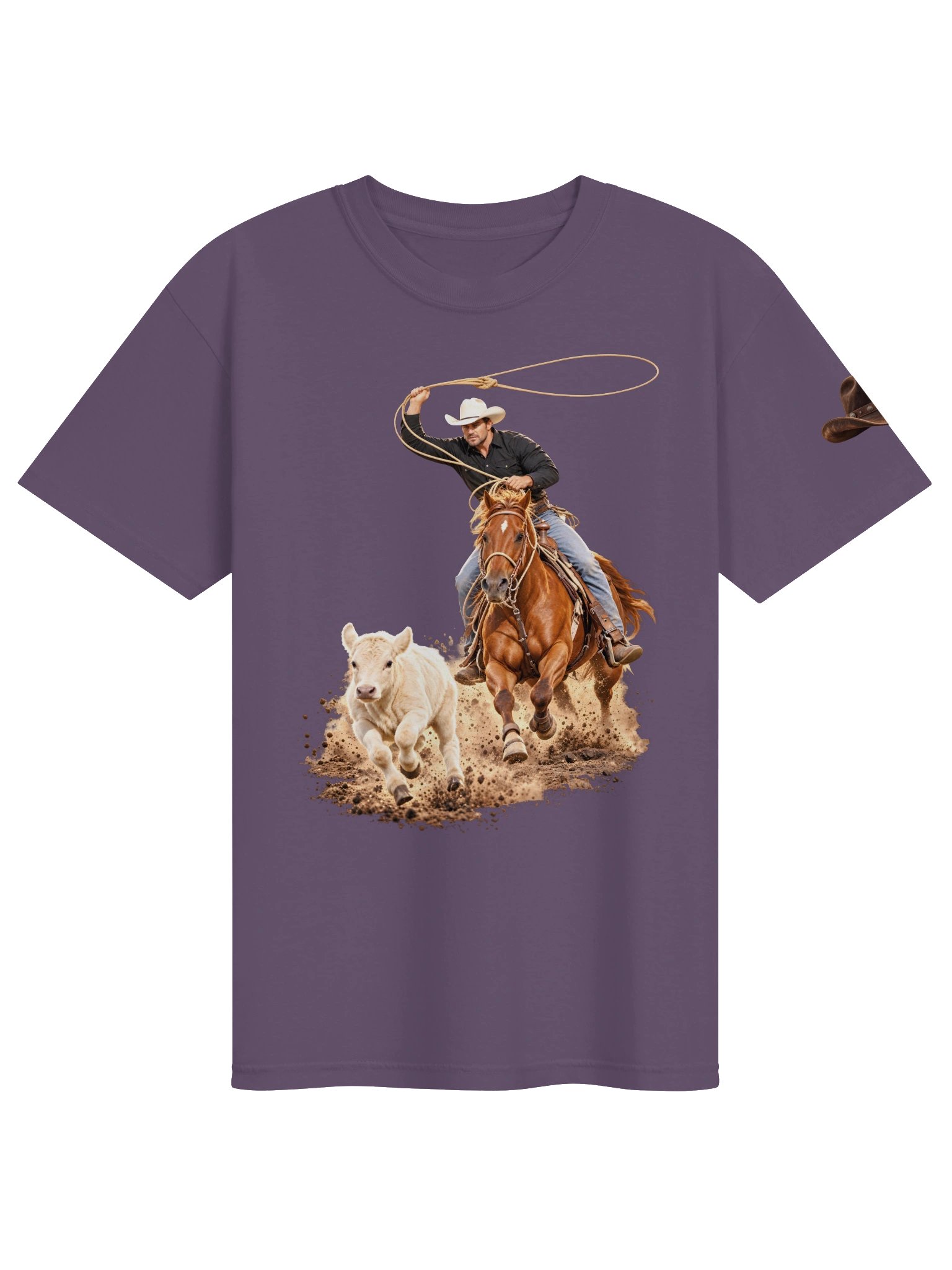 Calf Roping Out of the Box T-Shirt | BROKEN RODEO™ product image (75)