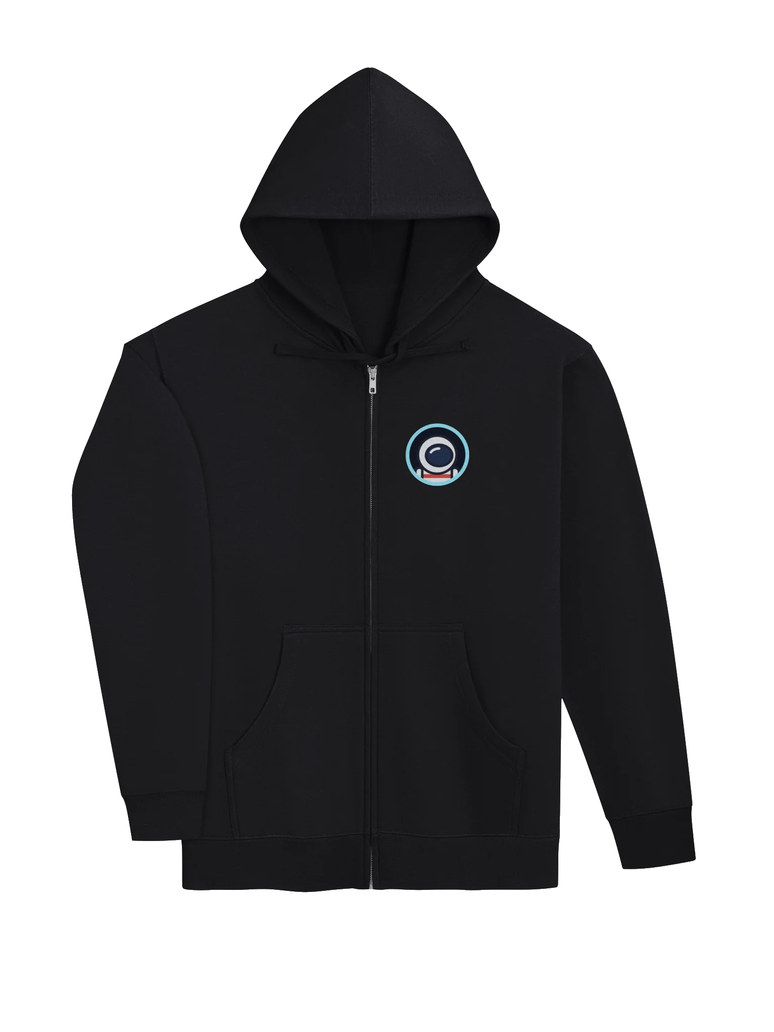 MoonMan Zip Hoodie, Classic Red Gameplay Back product image (3)