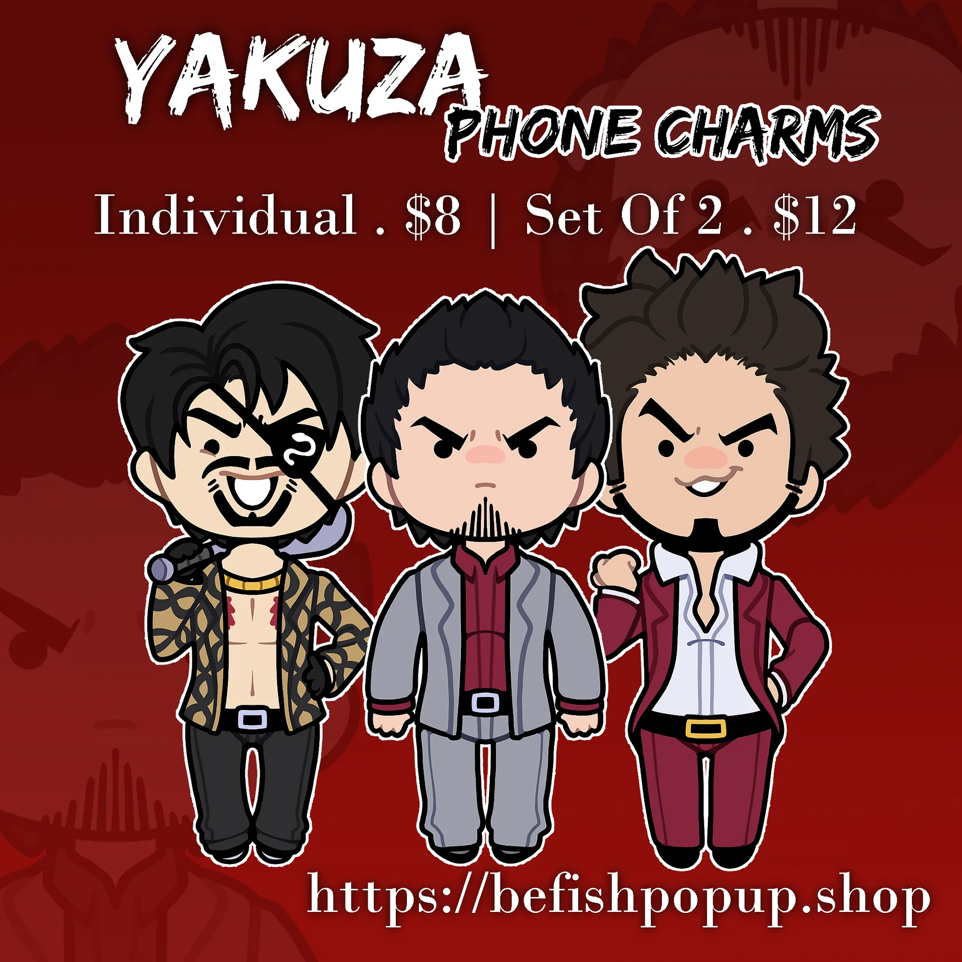 Yakuza Phone Charms | PREORDERS product image (1)