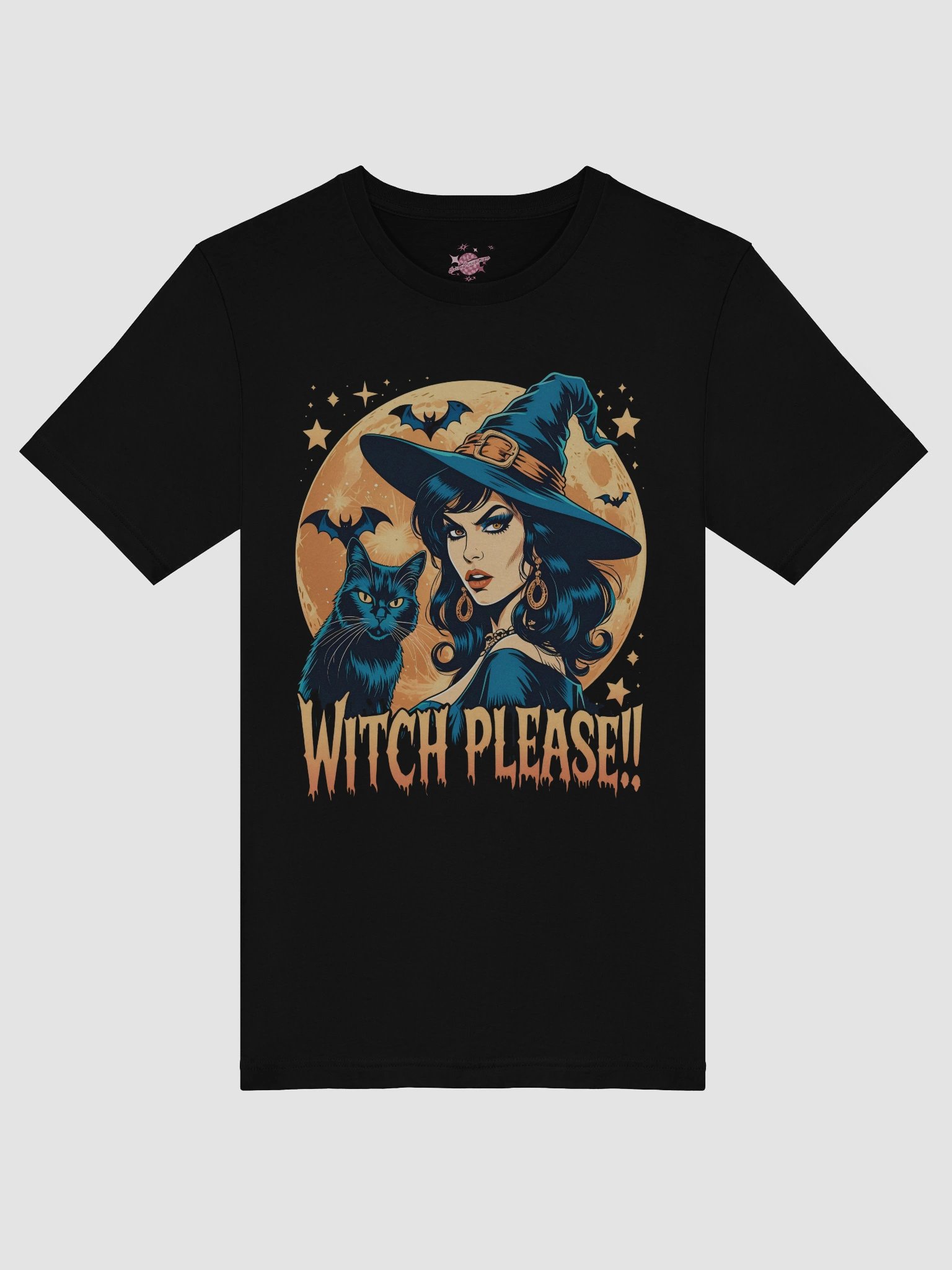 Witch Please!! Retro Halloween T-Shirt product image (5)