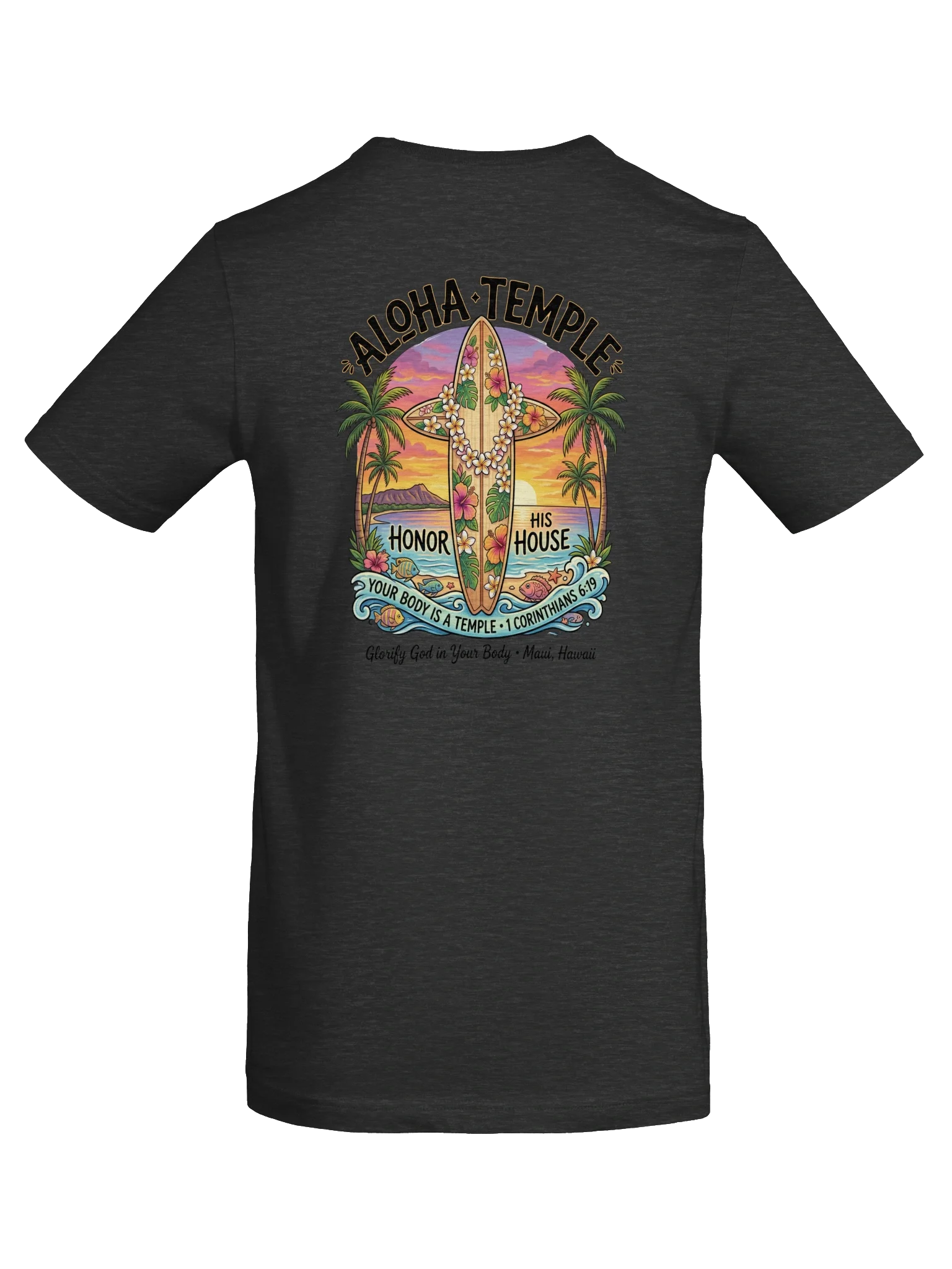 His House Unisex "Aloha Temple" T-Shirt by His House
