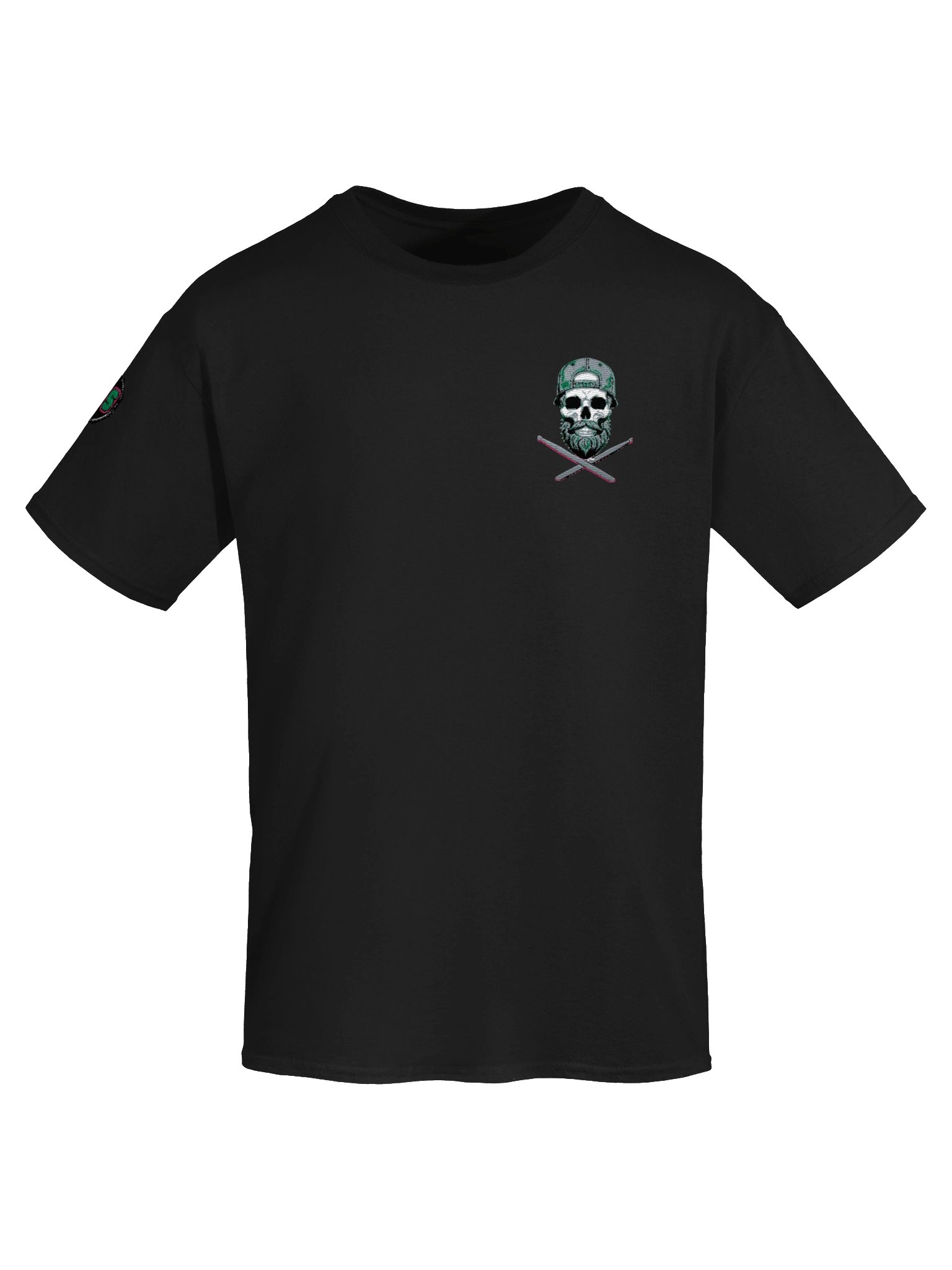 Beardy Skull - Green/pink product image (5)