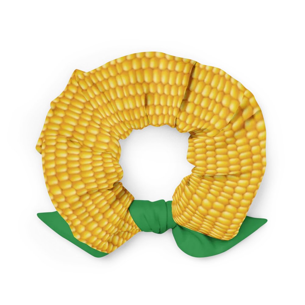 CORN 🌽 Eco-Friendly All-Over Print Scrunchie product image (2)