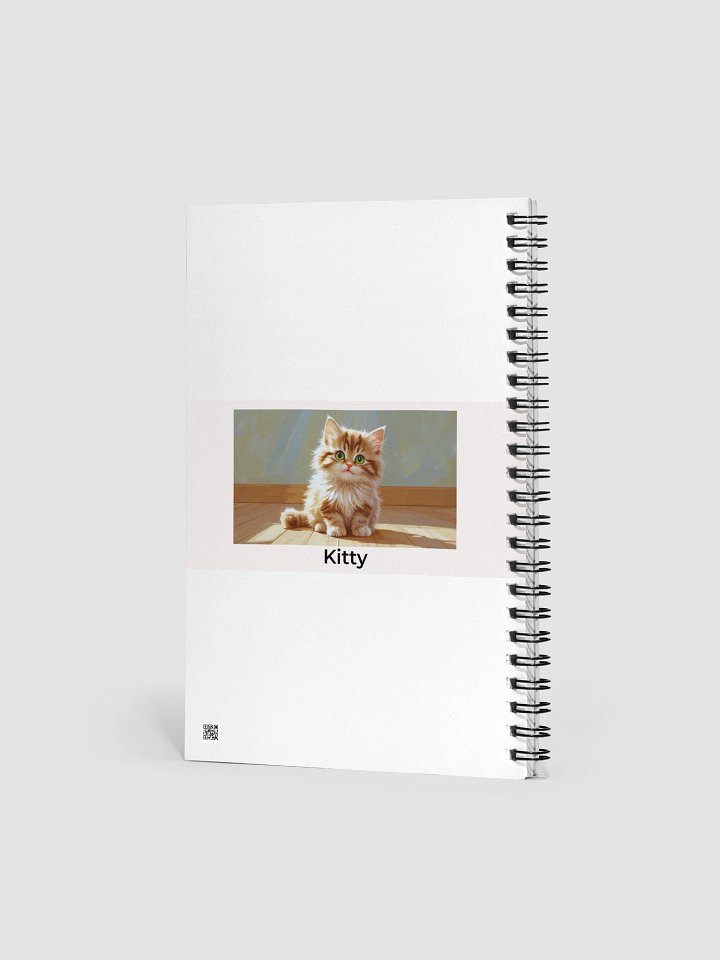 cute kitty notebook product image (2)
