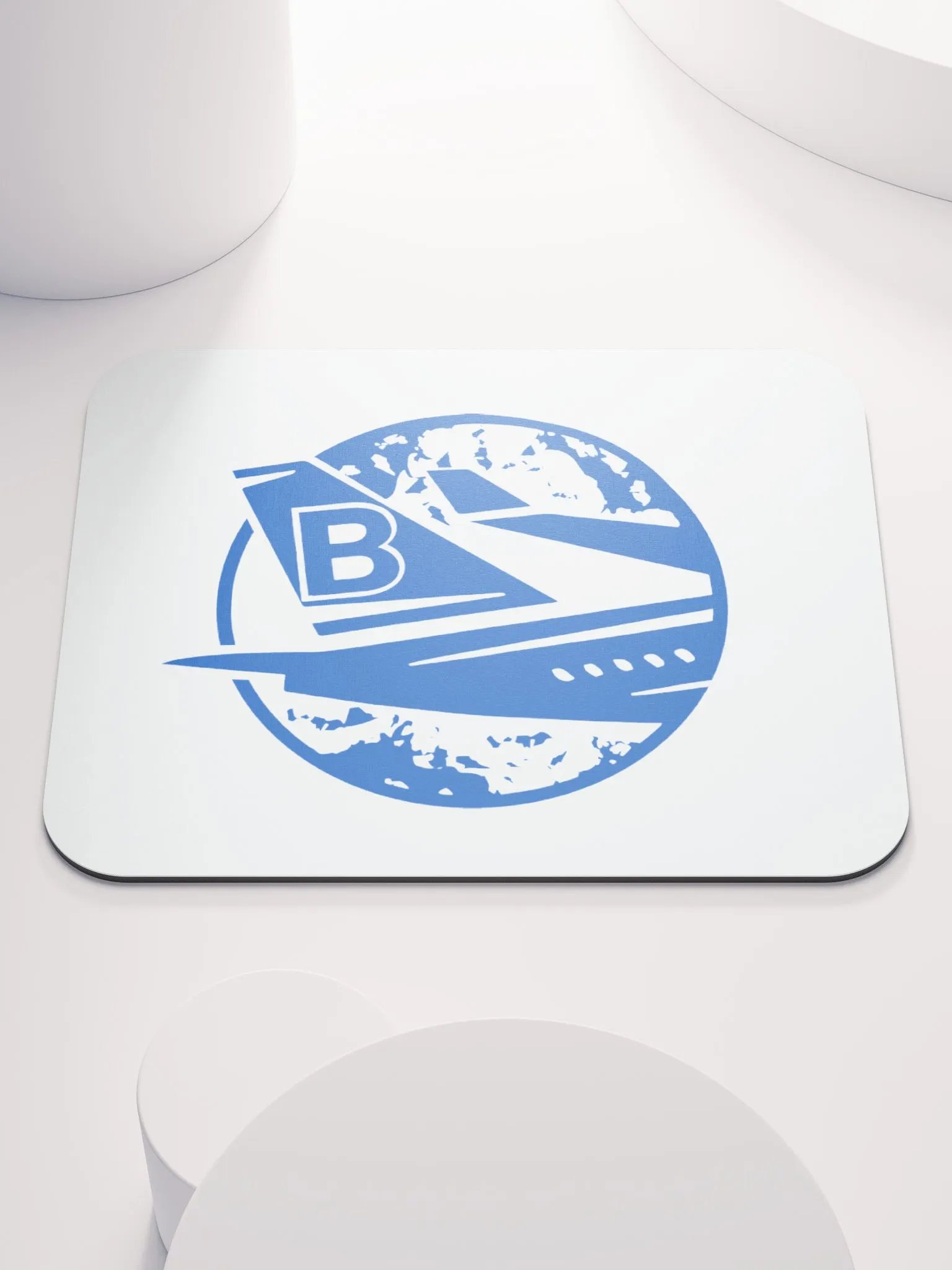 BehindTheSkies Logo Mouse Mat product image (1)