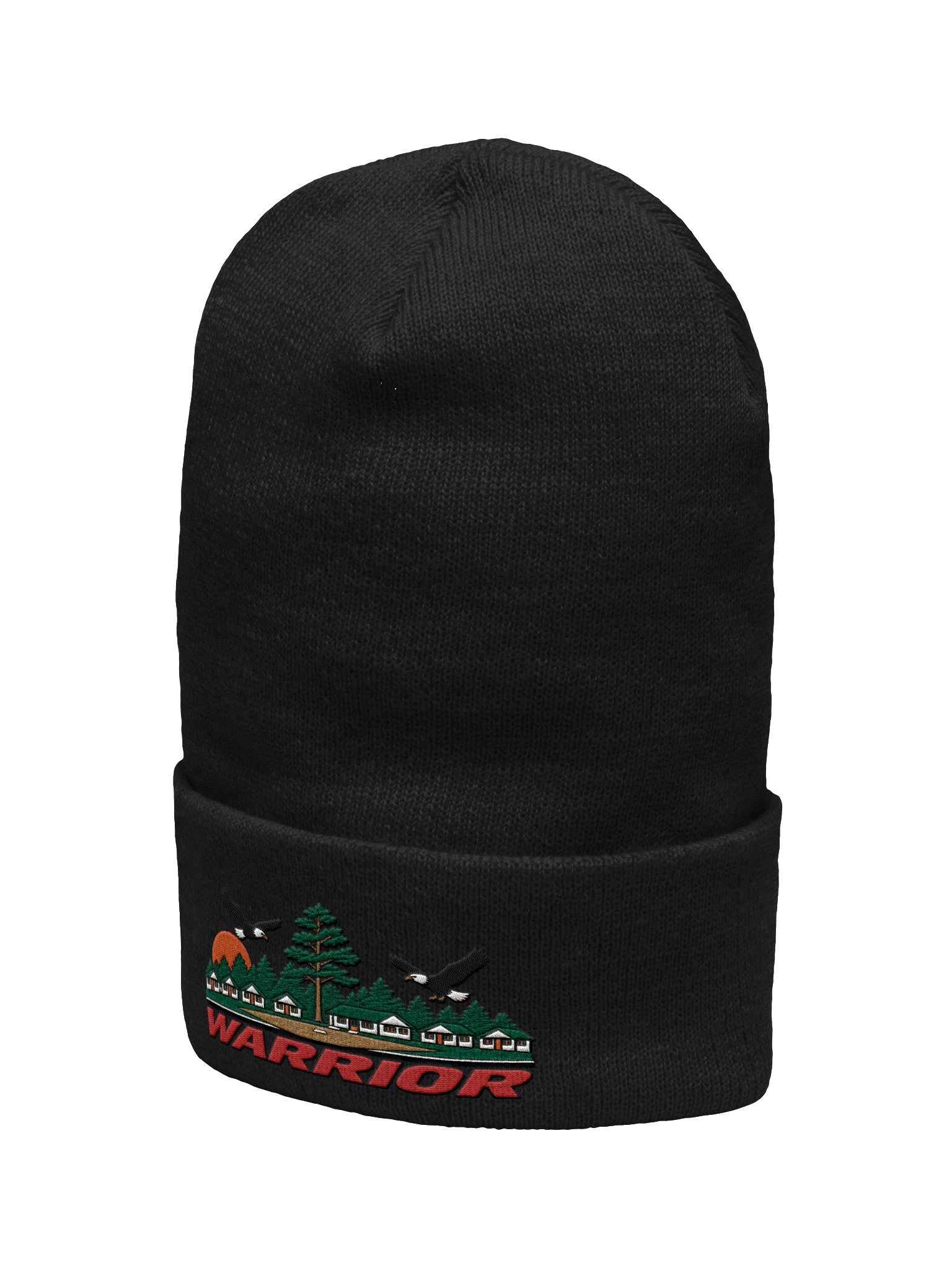 Warrior Long Beanie (Black) product image (2)