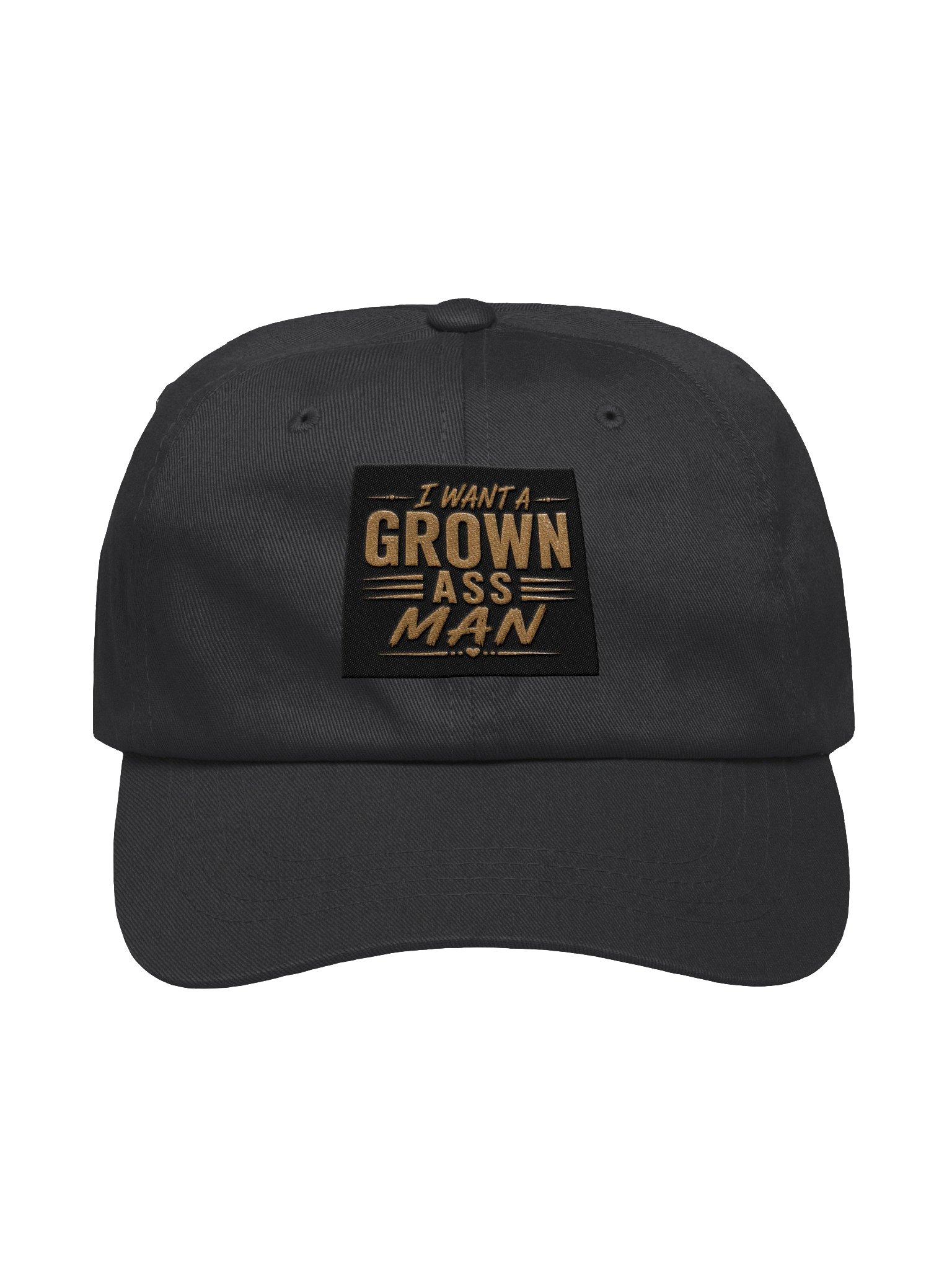 I Want a Grown Ass Man Baseball Cap product image (1)