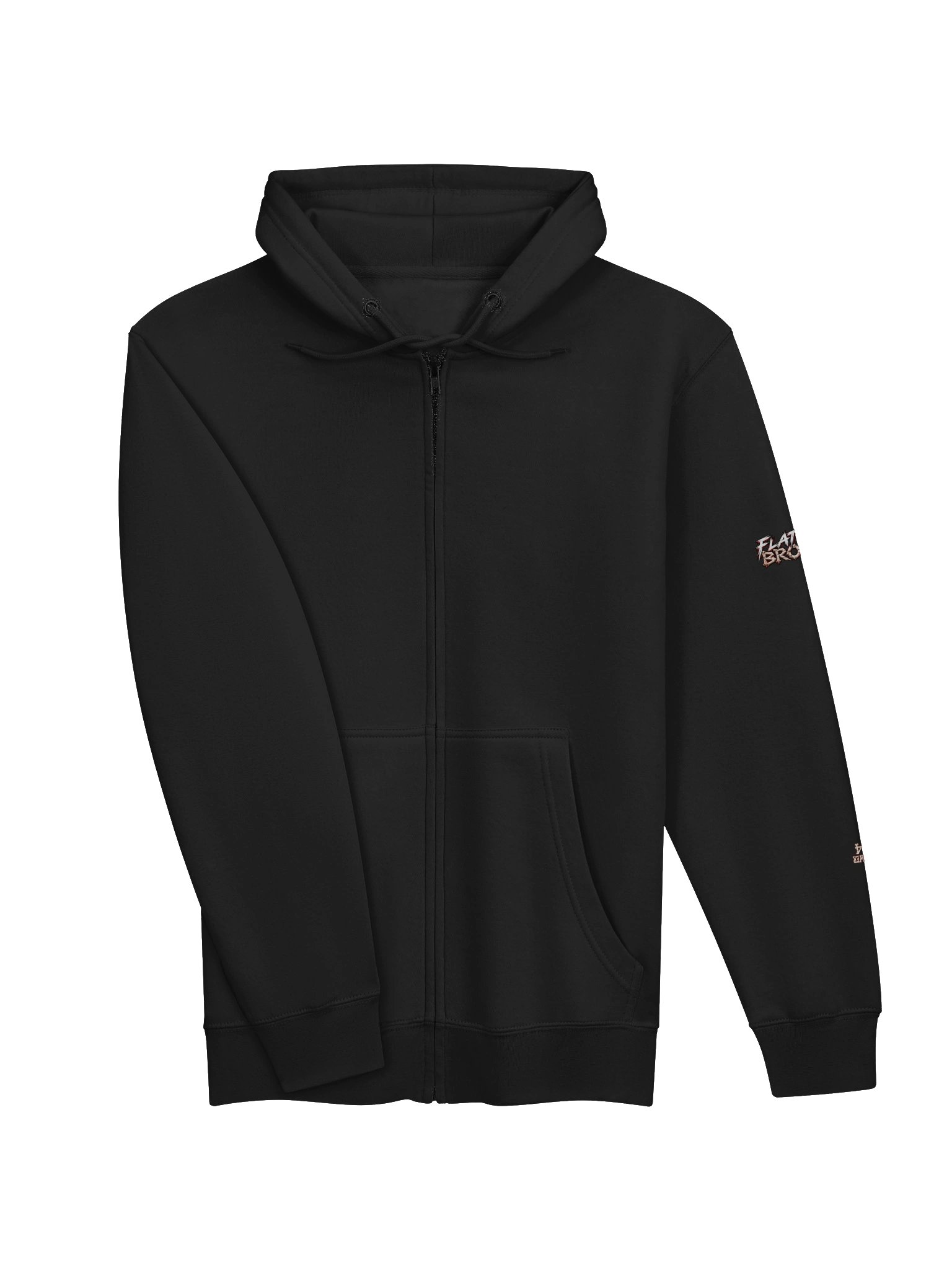 FLAT OUT BROKEN™ — HOW MANY HOLES? — FULL ZIP HOODIE product image (3)