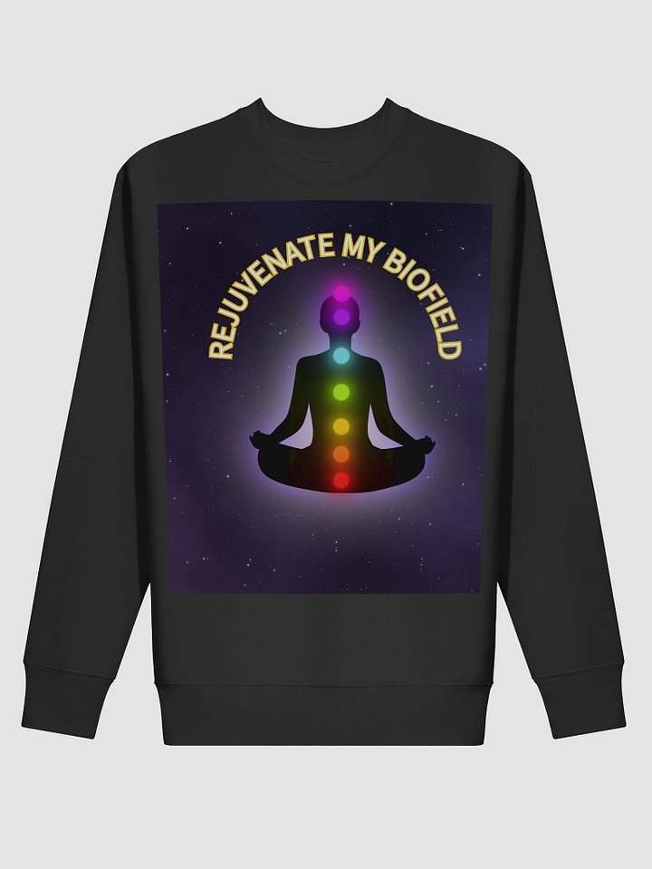 Rejuvenate MY Biofield Black Sweatshirt product image (2)