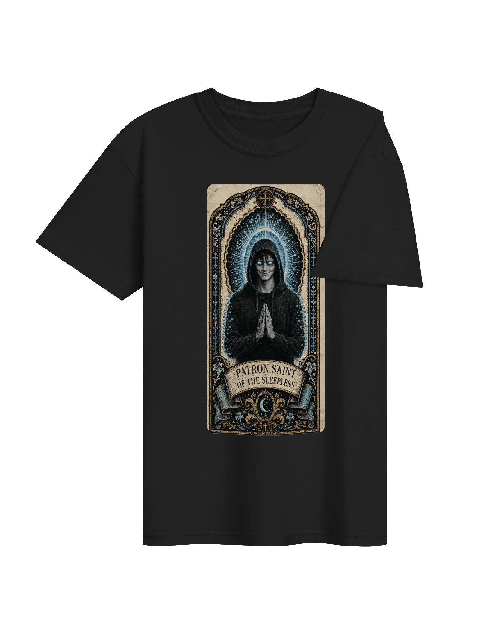 Patron Saint of the Sleepless — Gothic Horror T-Shirt product image (3)