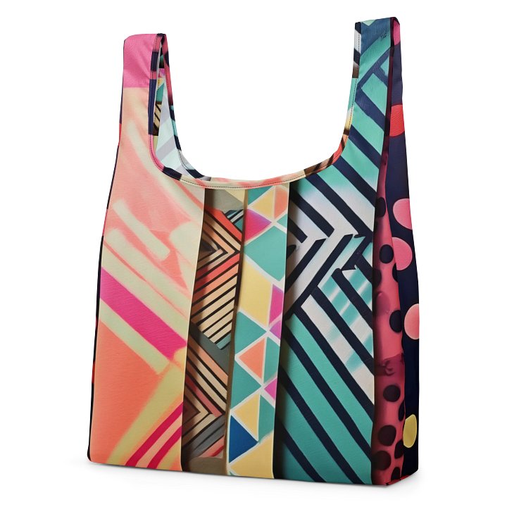 Eclectic Elegance Reusable Tote Bag product image (2)