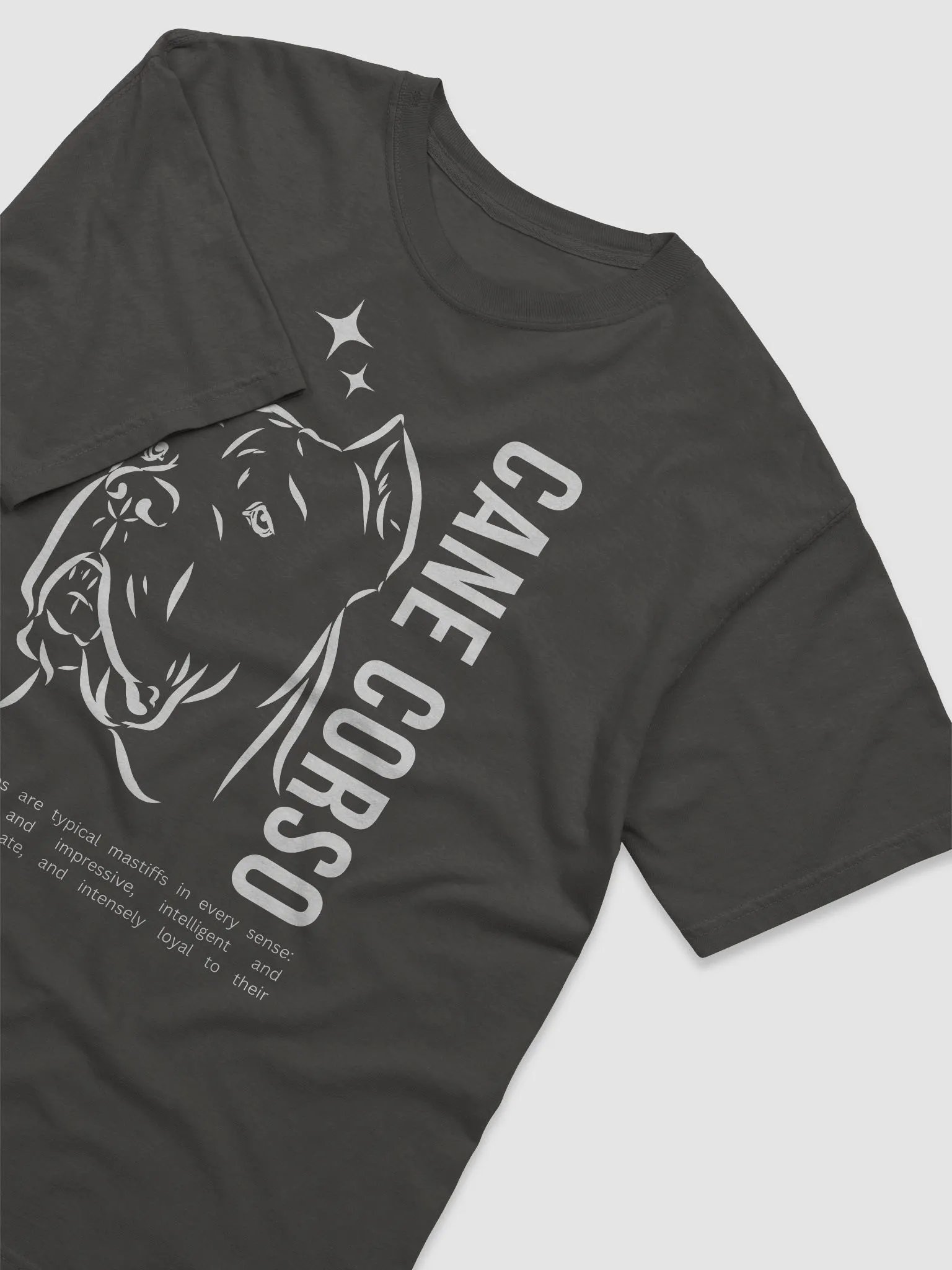 Cane Corso Front Face Relaxed Fit T-shirt product image (1)