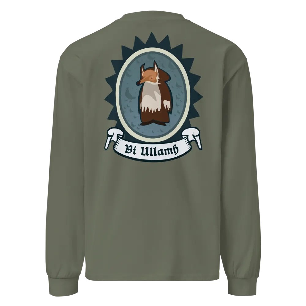 Sionnach Bí Ullamh AS Colour Premium Meáchan Trom Léine Sleeve Fada (Back Patch) product image (2)