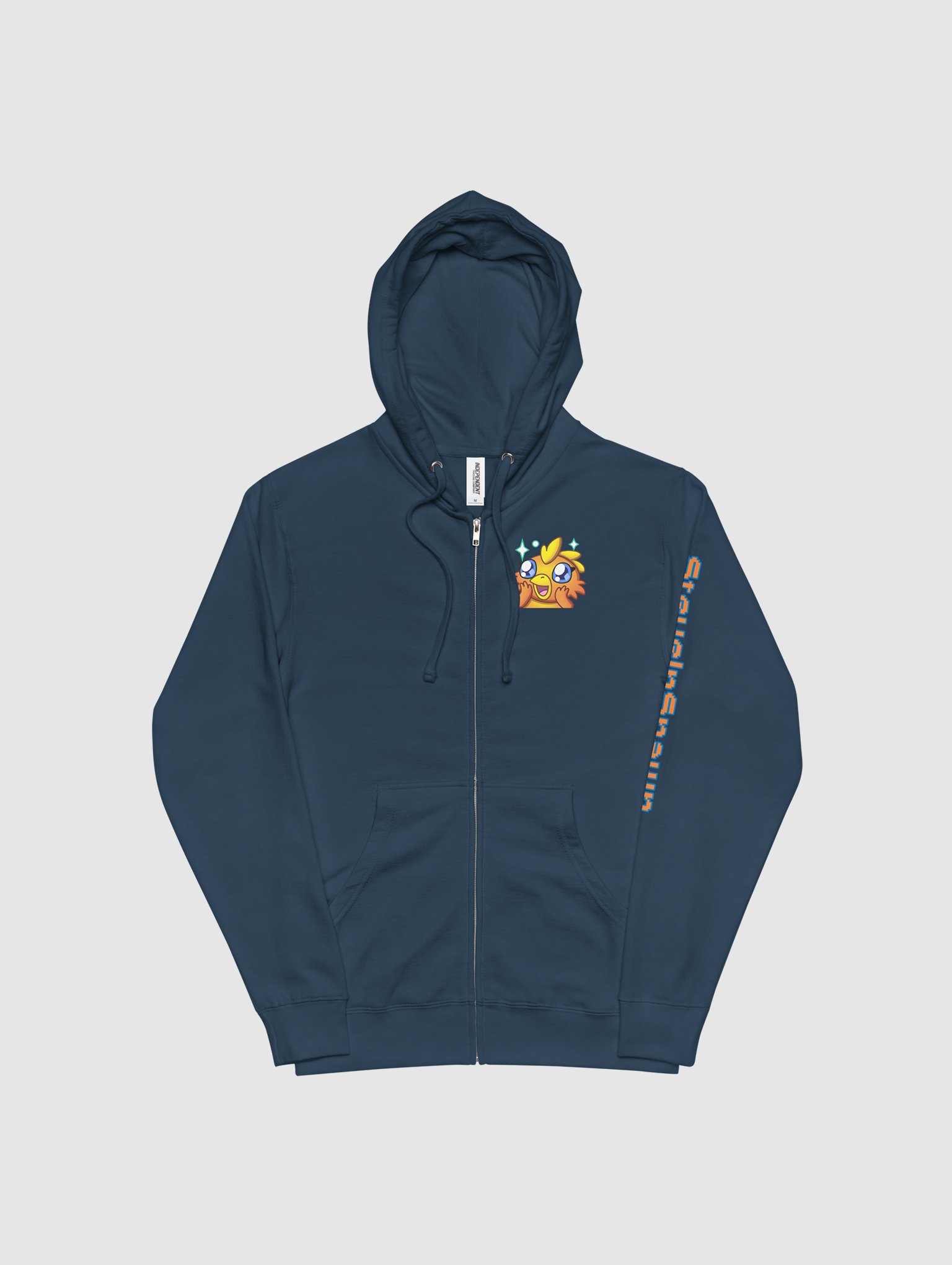 Unisex Cute Phoenix Fleece Zip Up Hoodie product image (1)