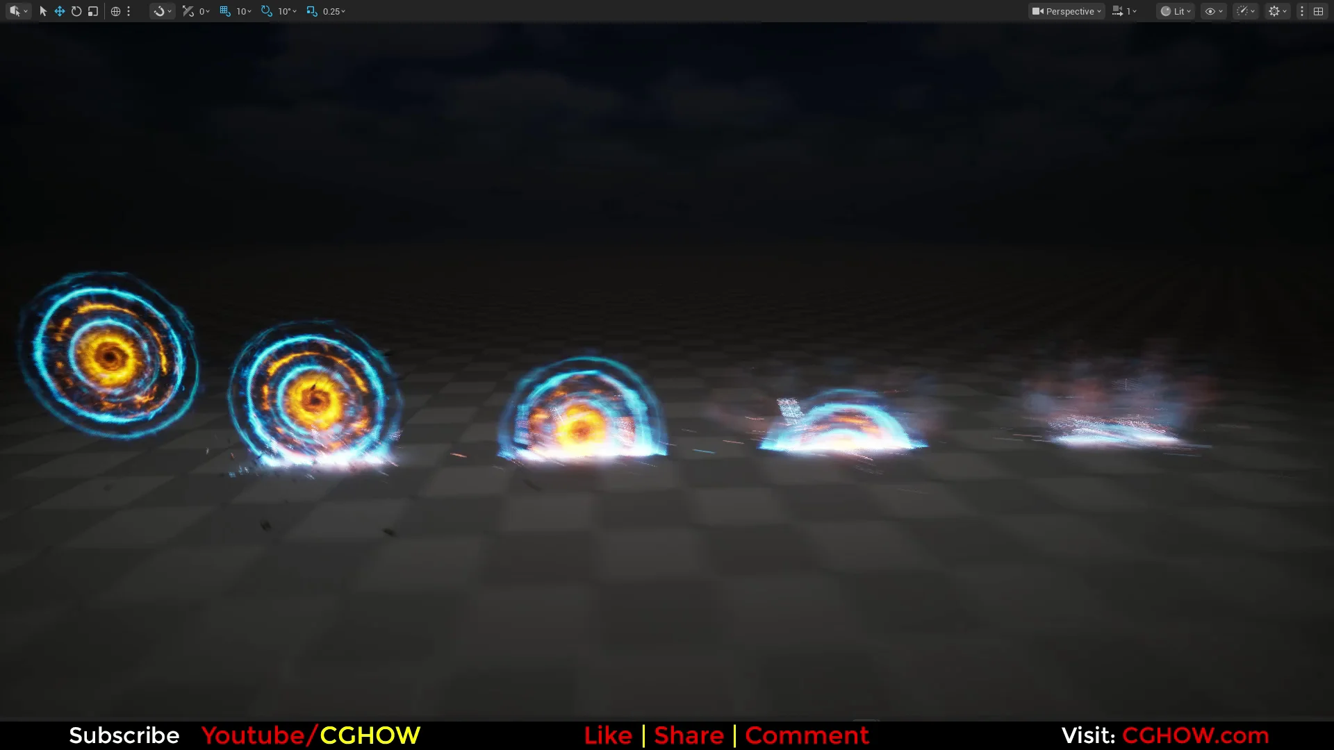 Energy Disk FX in Unreal Engine 5 Niagara product image (1)