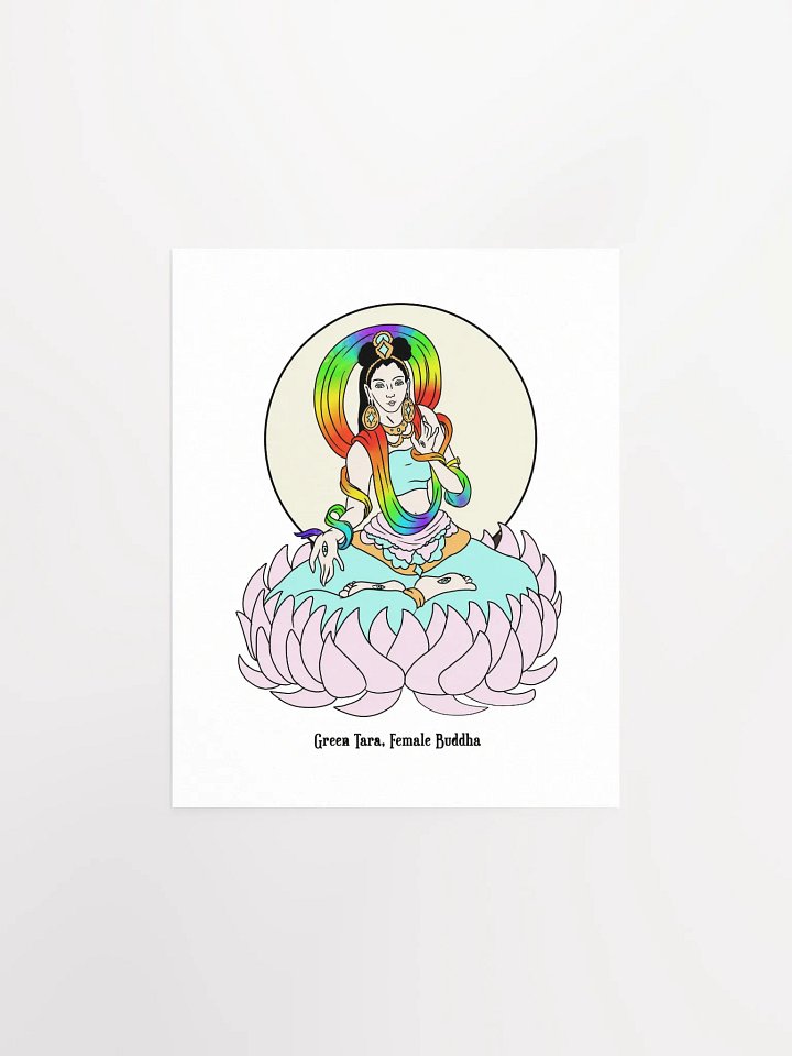 Green Tara 8x10 Print product image (1)