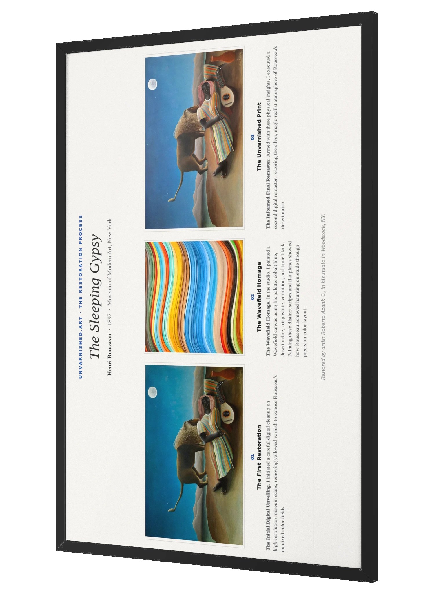 The Sleeping Gypsy — Framed Process Poster product image (3)