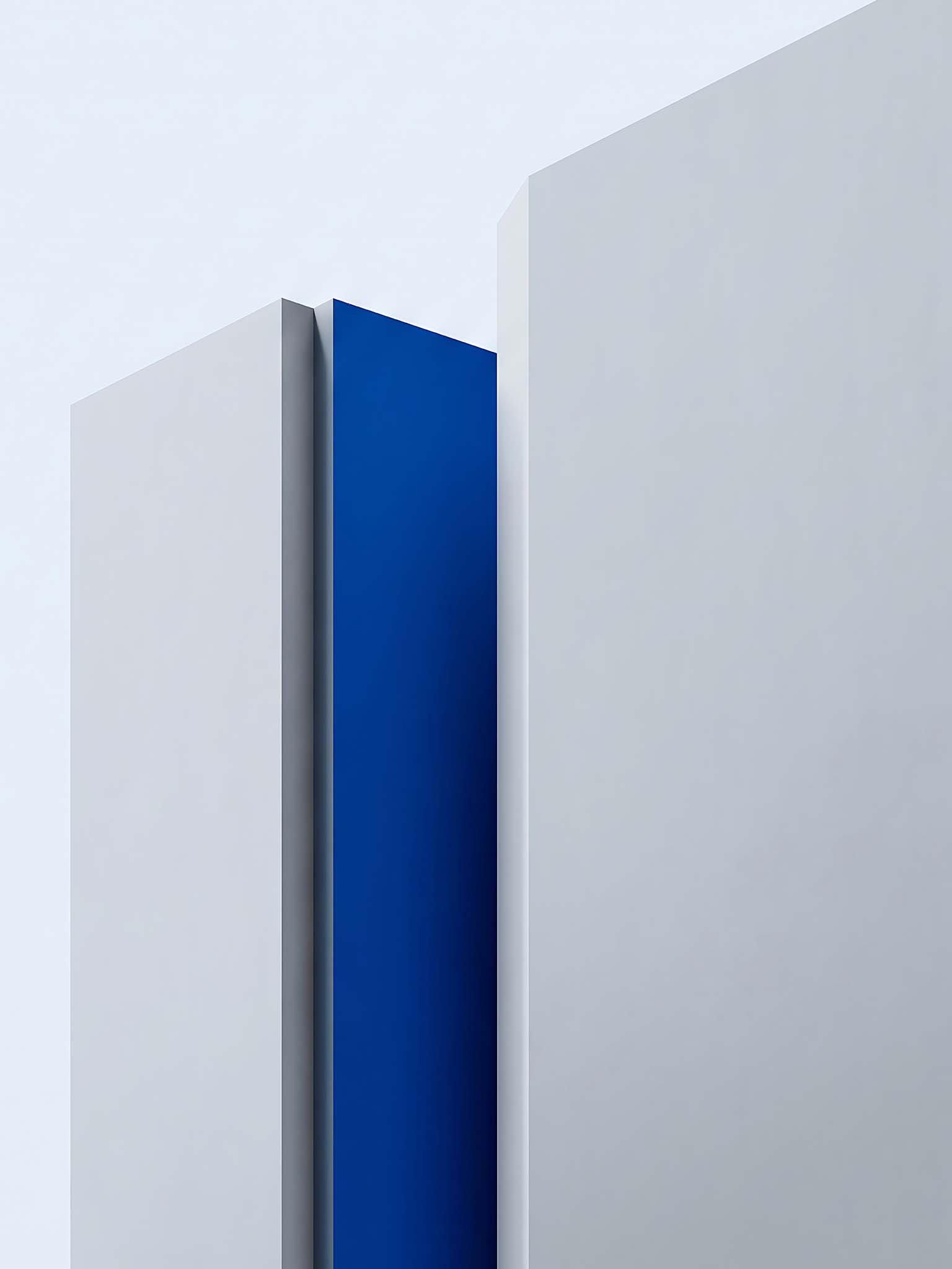 Cobalt Interval - Minimalist Architectural Wall Art product image (79)