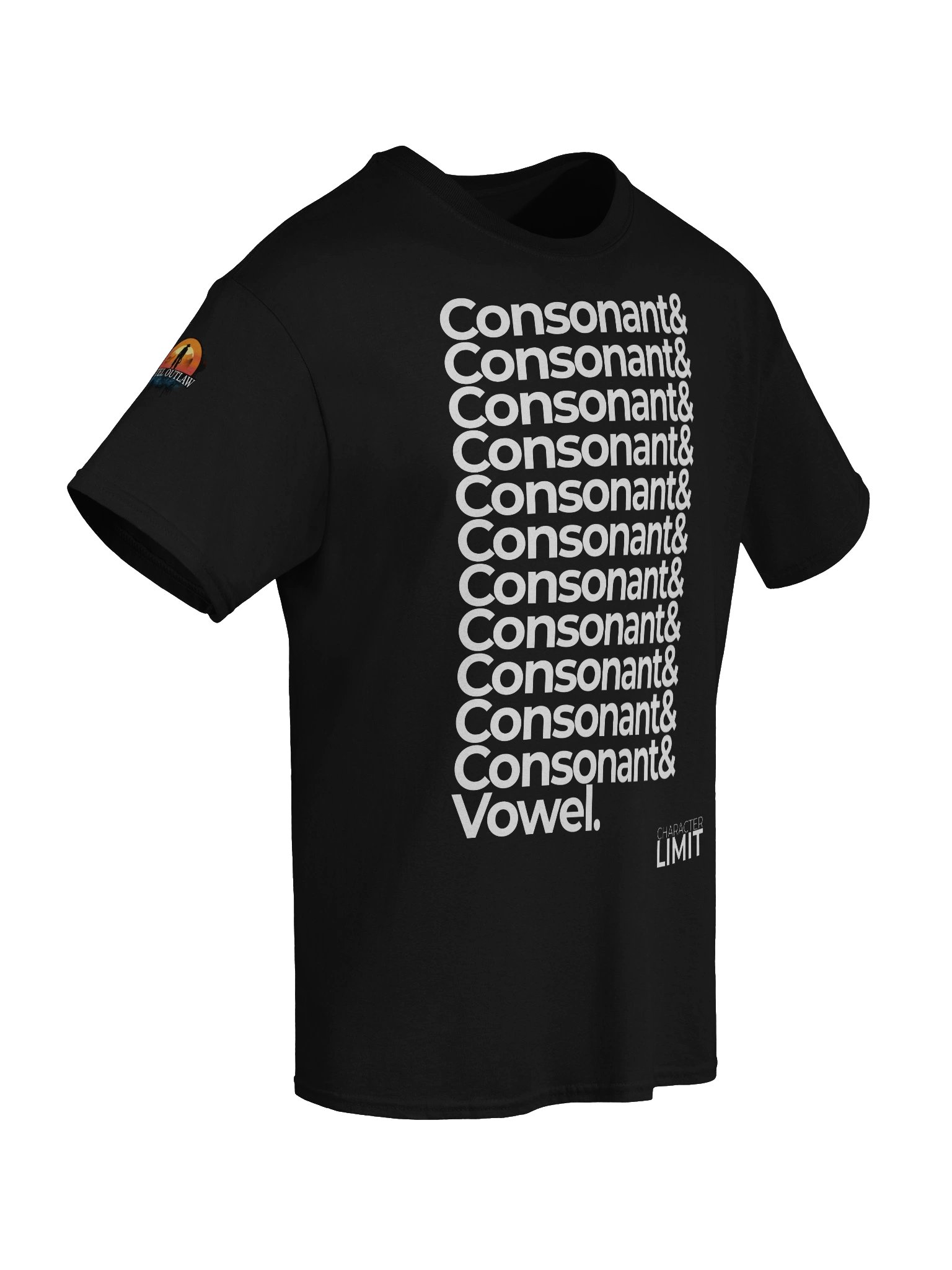 Character Limit Consonant& T-Shirt product image (8)