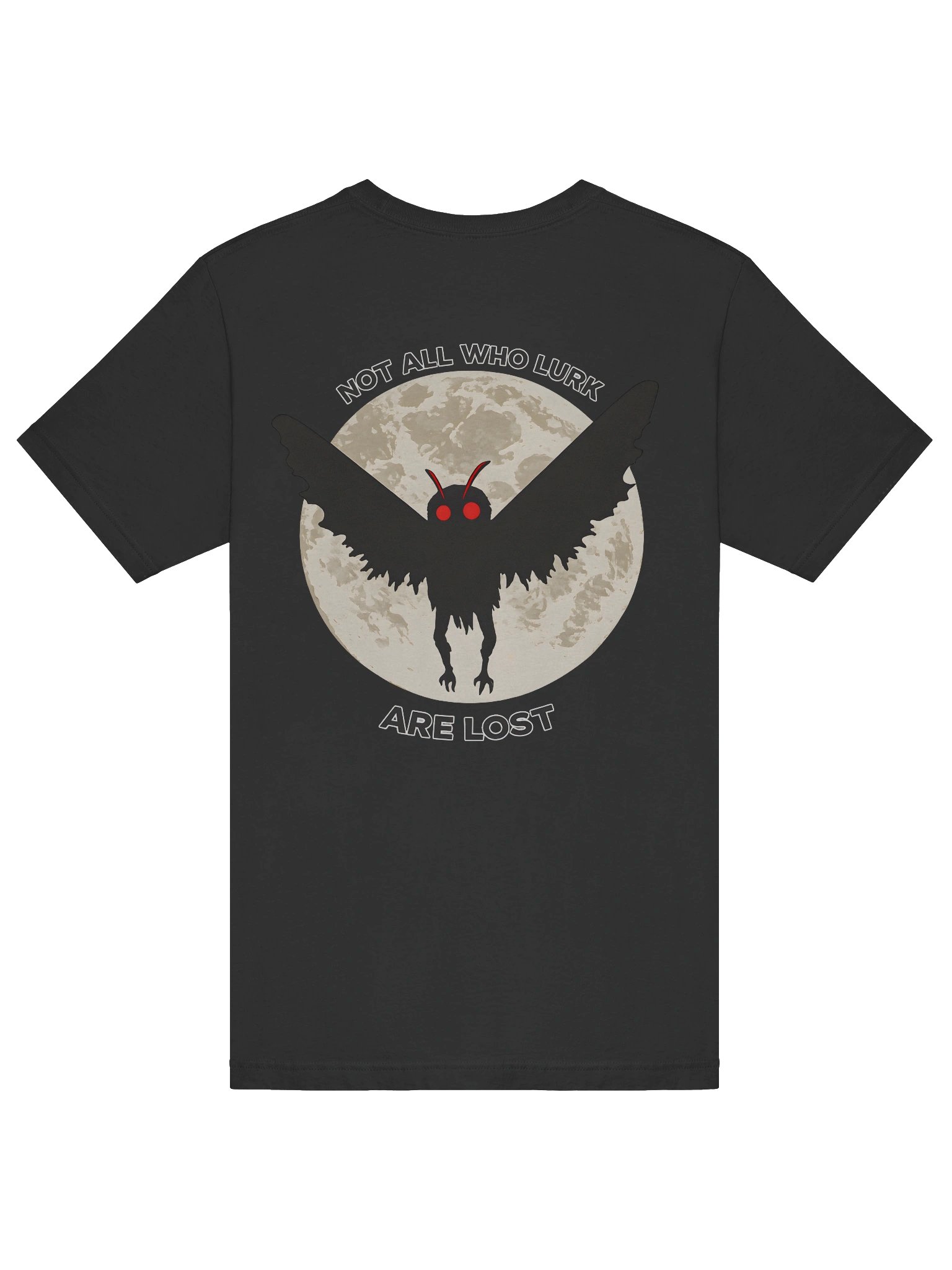 MOTHMAN LURKER W/ FRONT LOGO SUPER SOFT T-SHIRT (SOLID COLORS) product image (6)