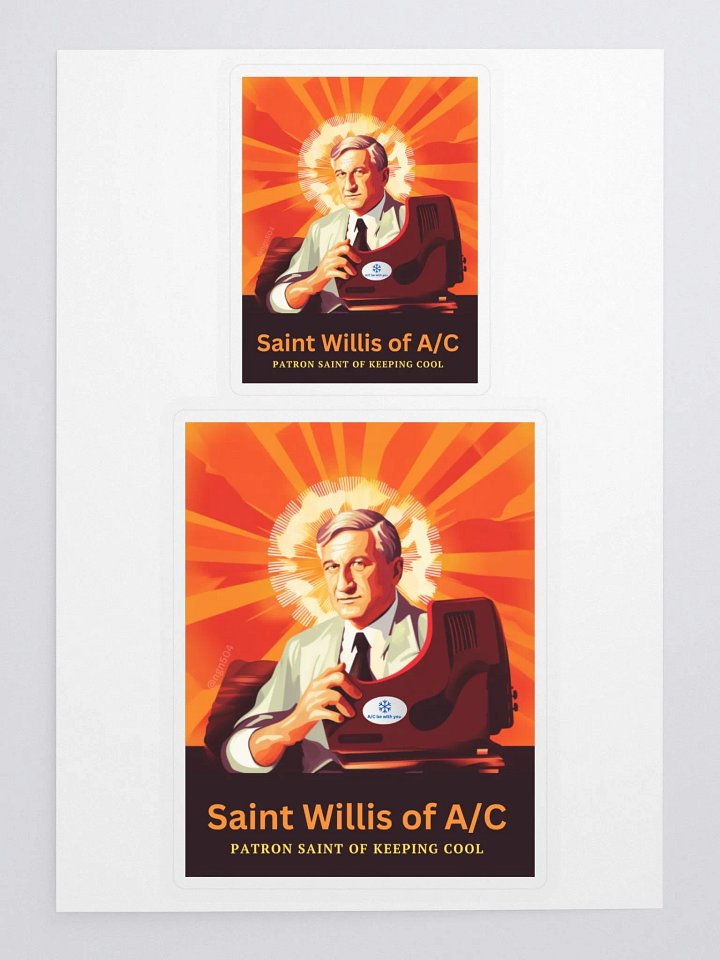 St. Willis of A/C (prayer card sticker) product image (1)