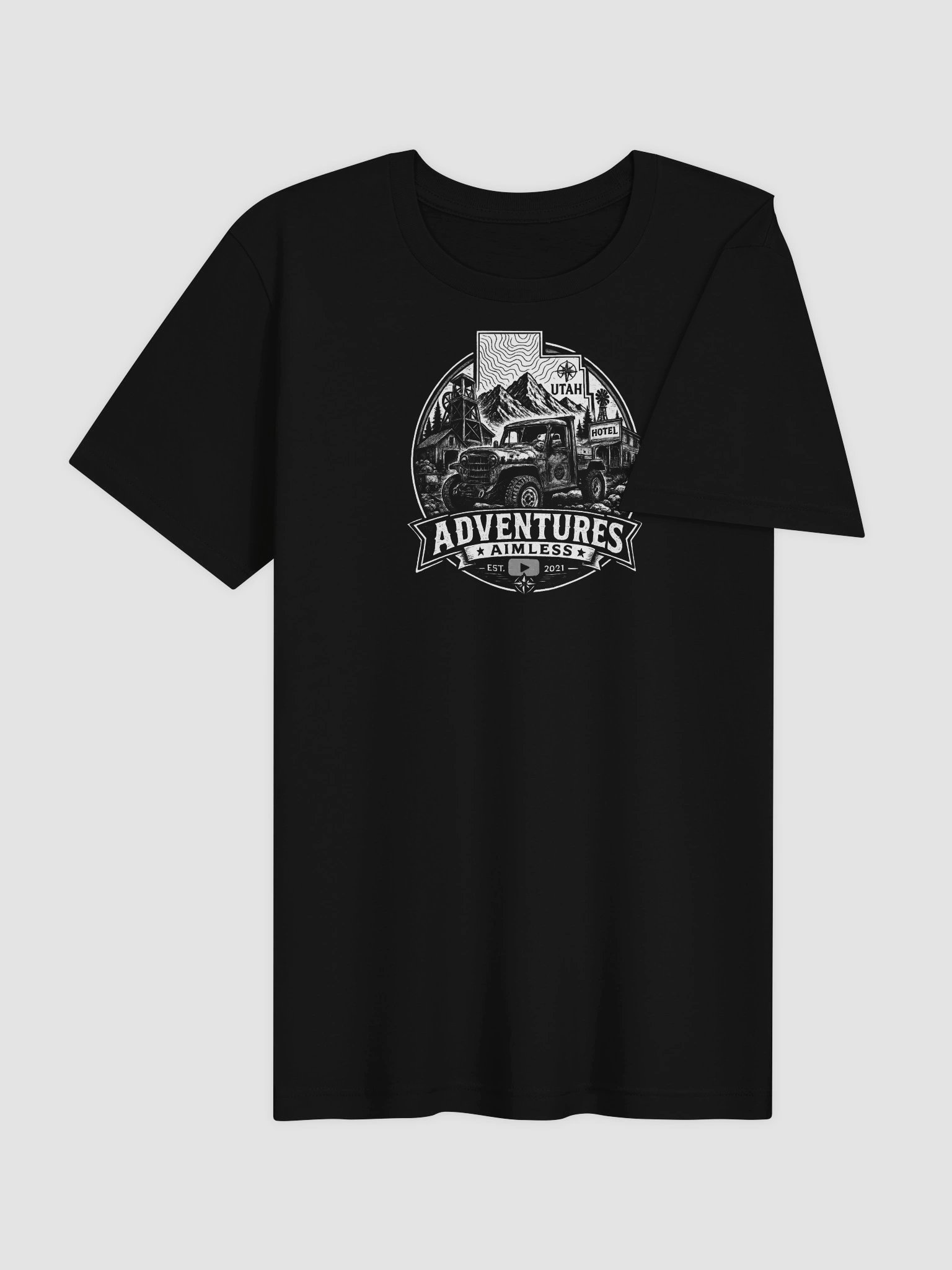 Adventures Aimless TopoAdventure Tee (Dark colors) product image (4)