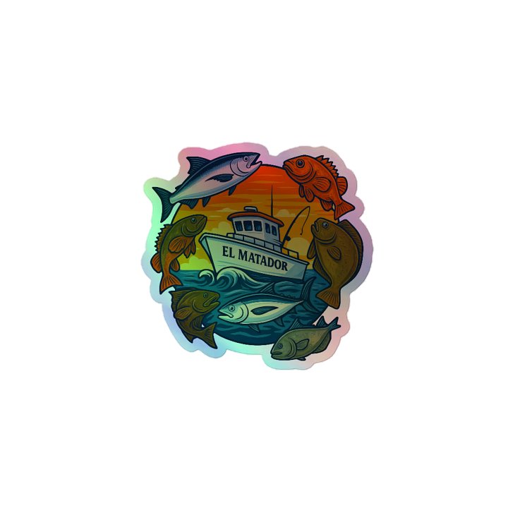 Holographic Fish Sticker product image (1)