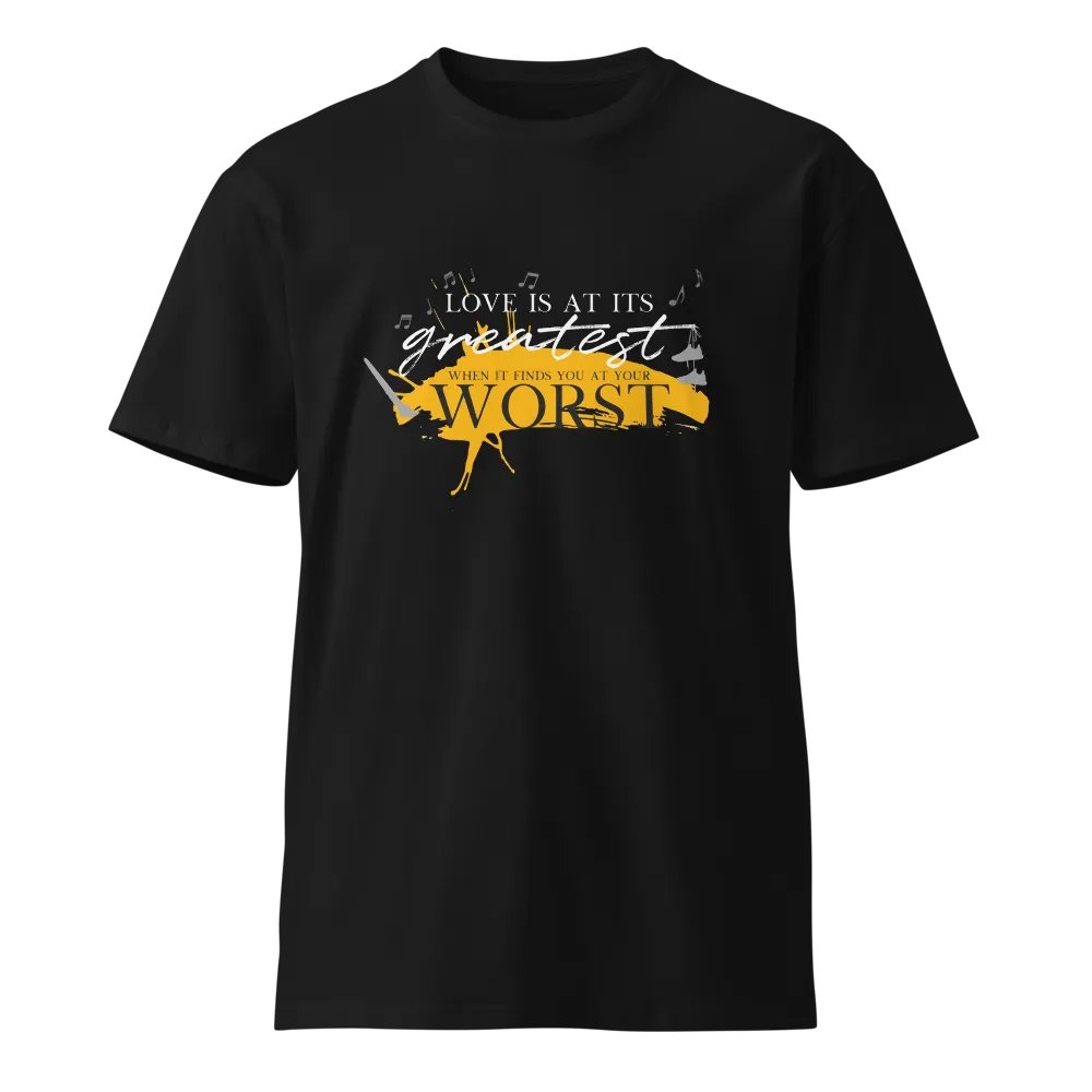 "Sunlight Girl" Unisex Tee (Sunshine Yellow Art) product image (1)