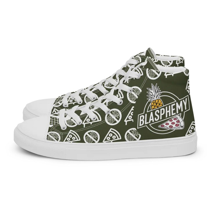 Blasphemy High Top Olive/White Male product image (2)