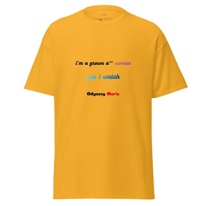 yes i watch Odyssey Mario T-Shirt - Women Edition product image (1)