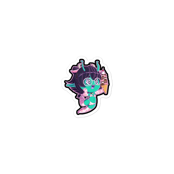 I Scream Chibi Die-Cut Sticker Strawberry Milk Edition product image (2)