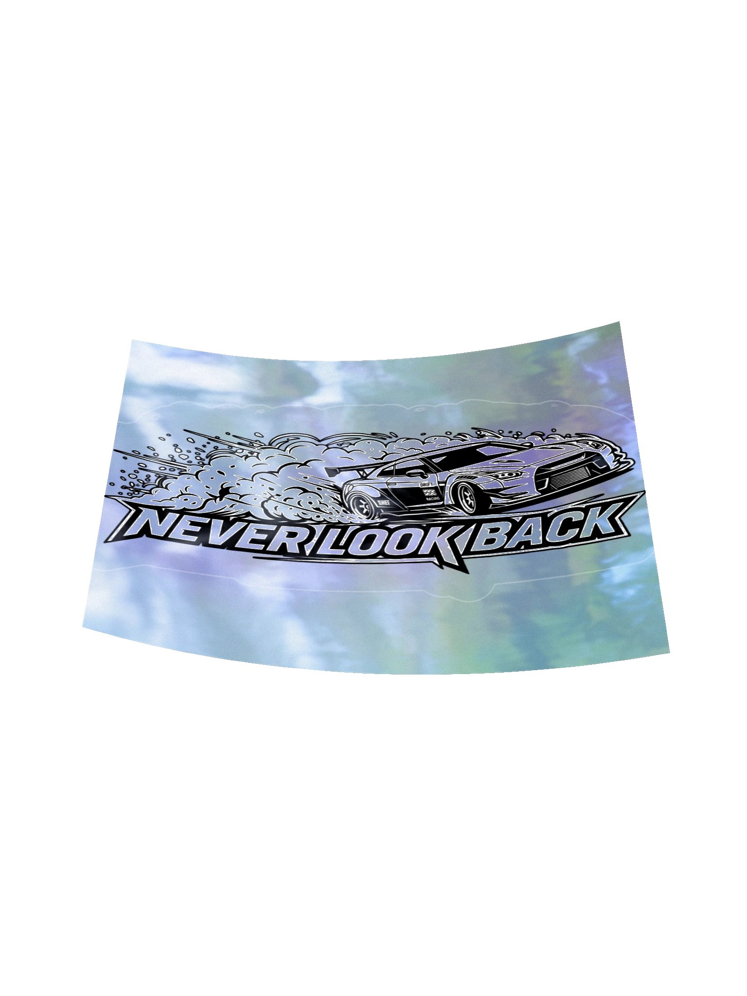 Never Look Back Drift Holographic Sticker Sheet product image (16)