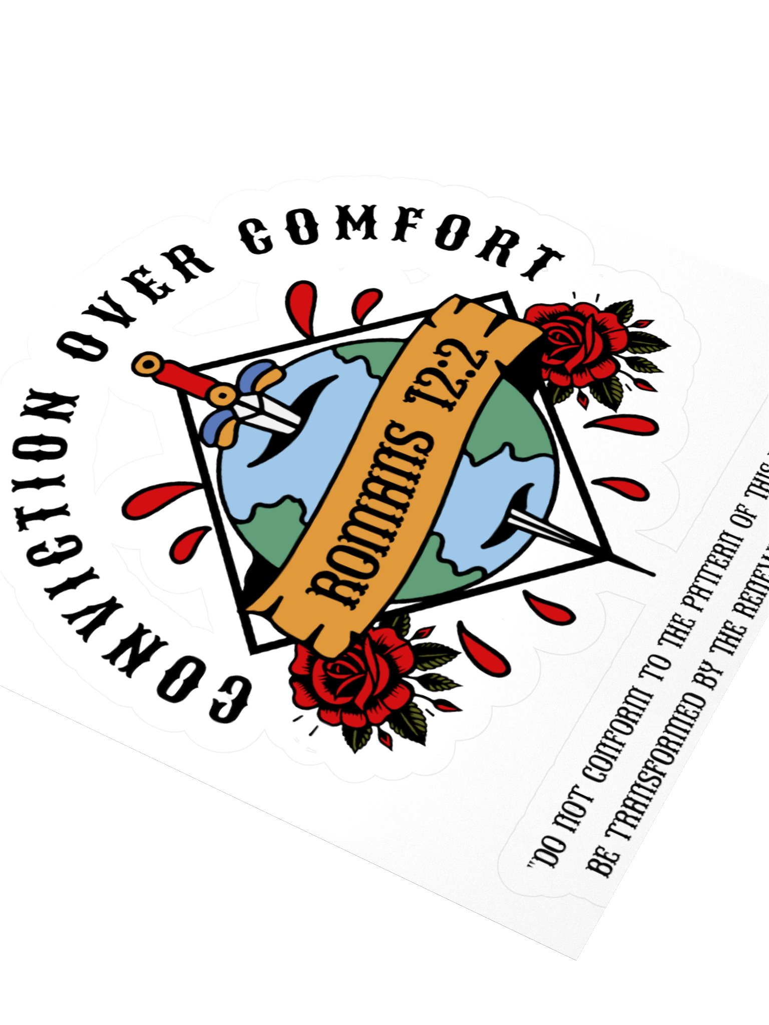 Conviction Over Comfort Sticker product image (9)