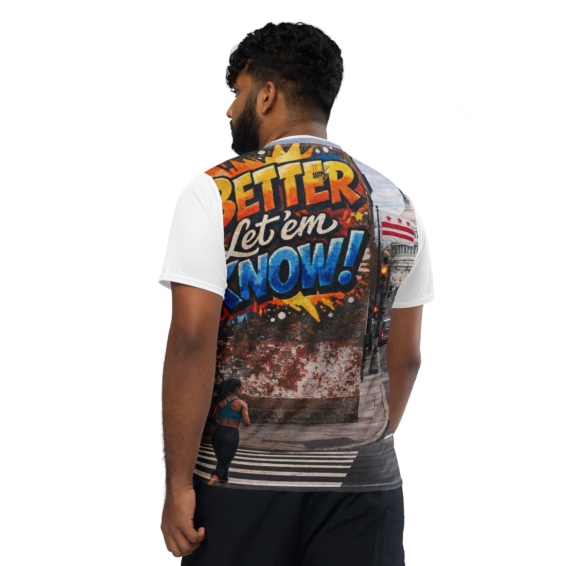 Lafate Store Designer Shirt White - Let'em Know - DC product image (1)