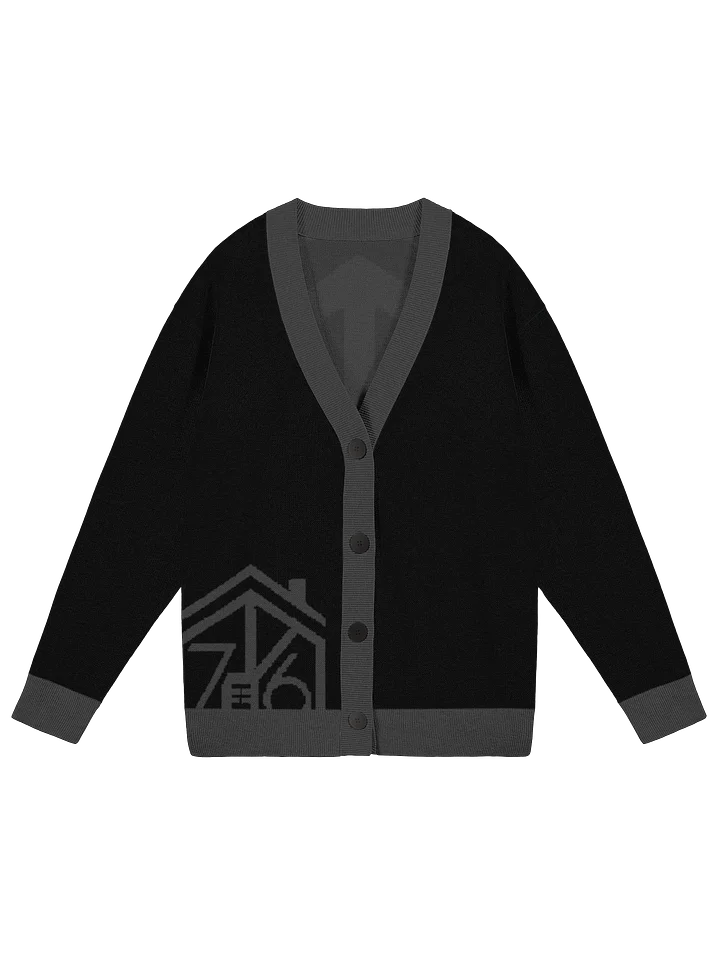 House 746 Luxury Cardigan - Black product image (2)