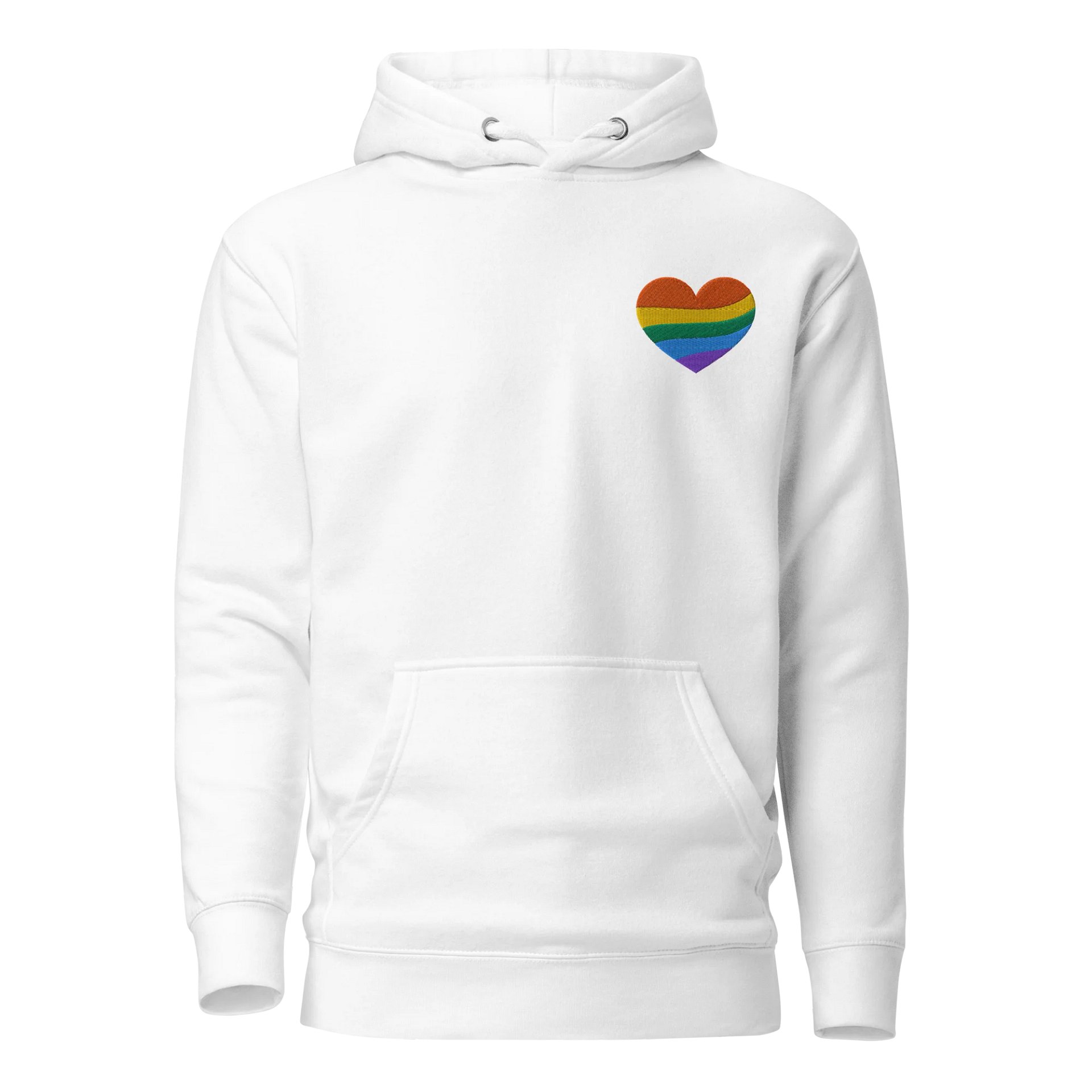 Rainbow Heart Unisex Hoodie product image (1)