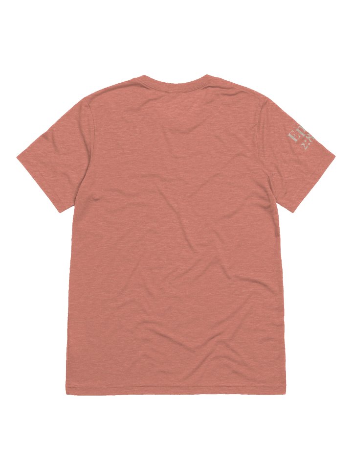 Through Faith Tee – Ephesians 2:8‑9 (Light) \| By Grace Capsule product image (2)