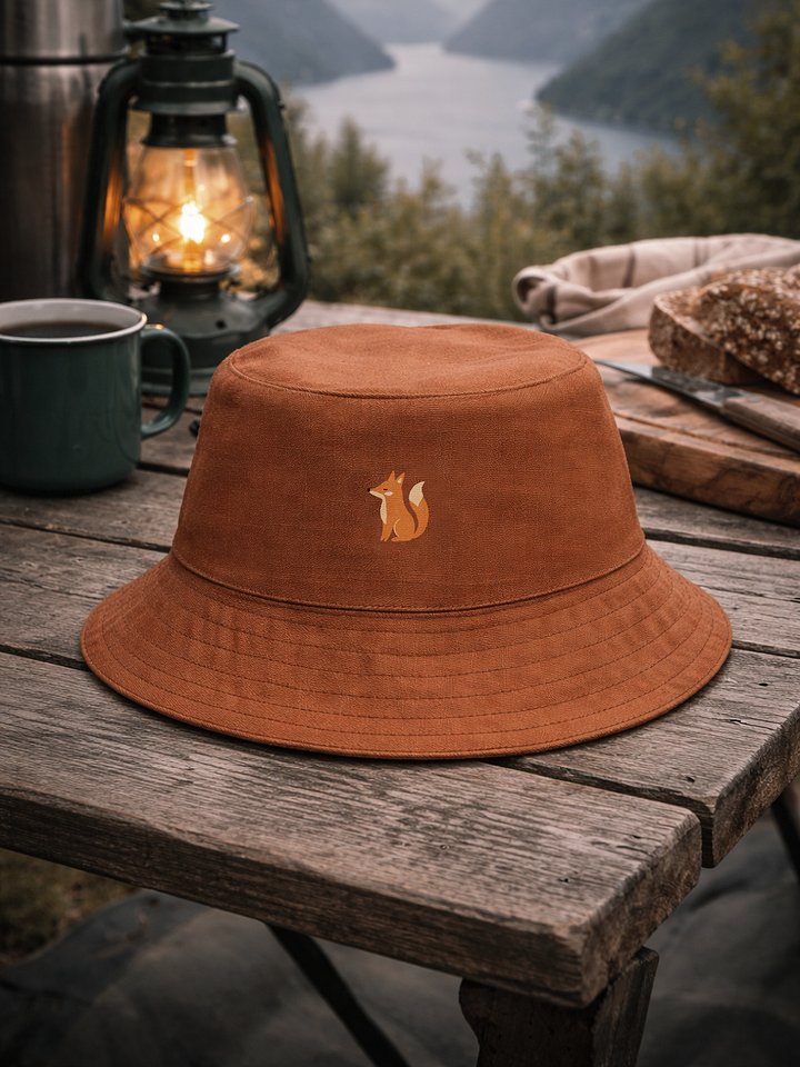 Forest Fox Wonderland Pattern Reversible Wonderland Bucket Hat product image (2)