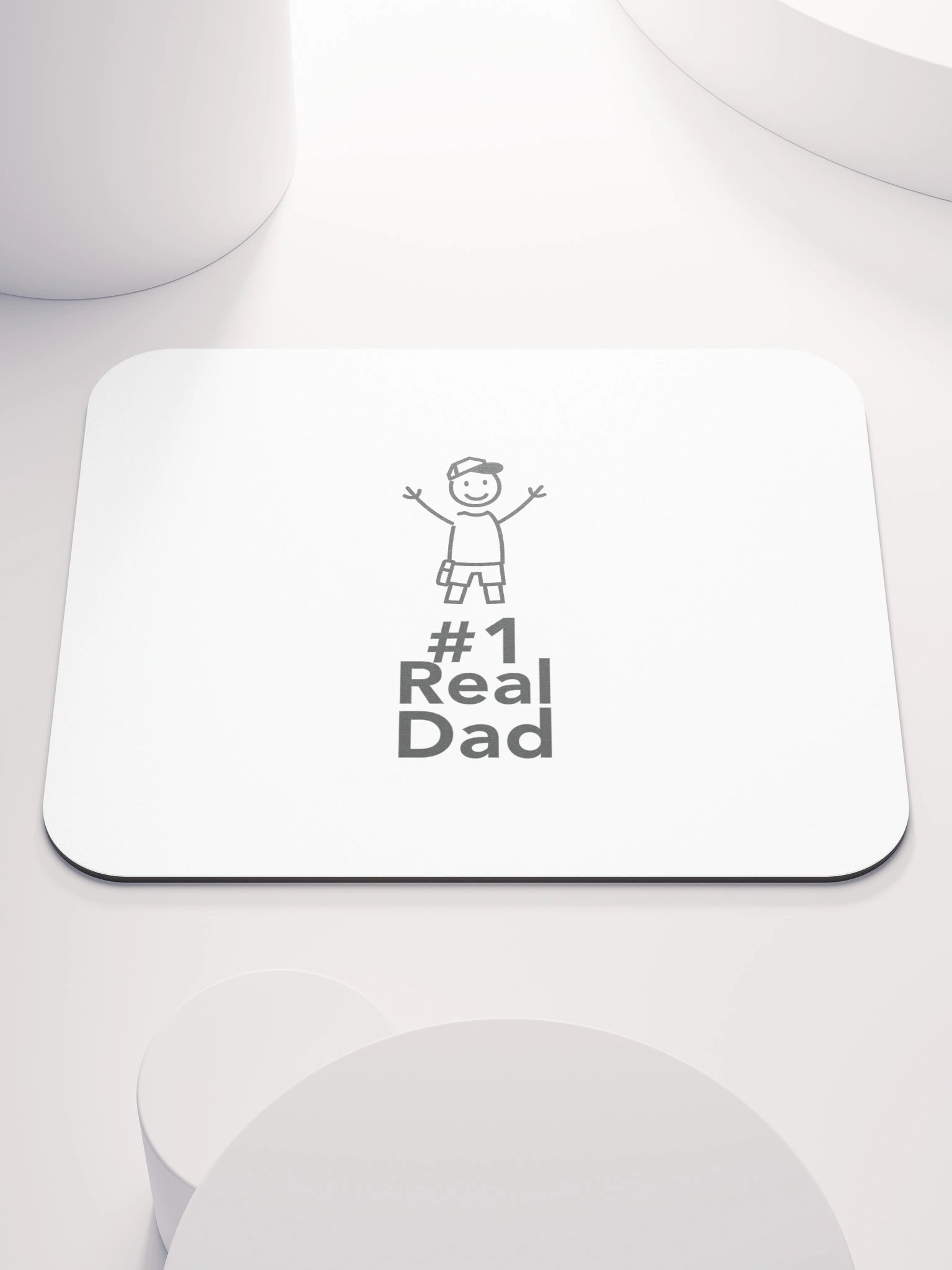 #1 Real Dad Mouse Pad product image (1)